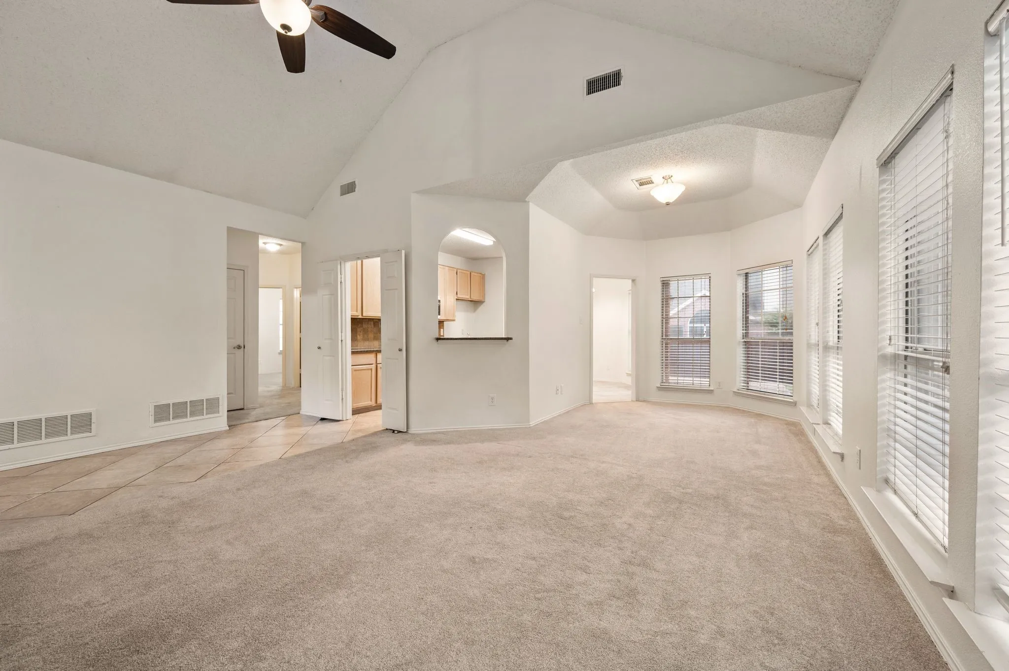 LIVING LOOKING INTO FORMAL DINING
