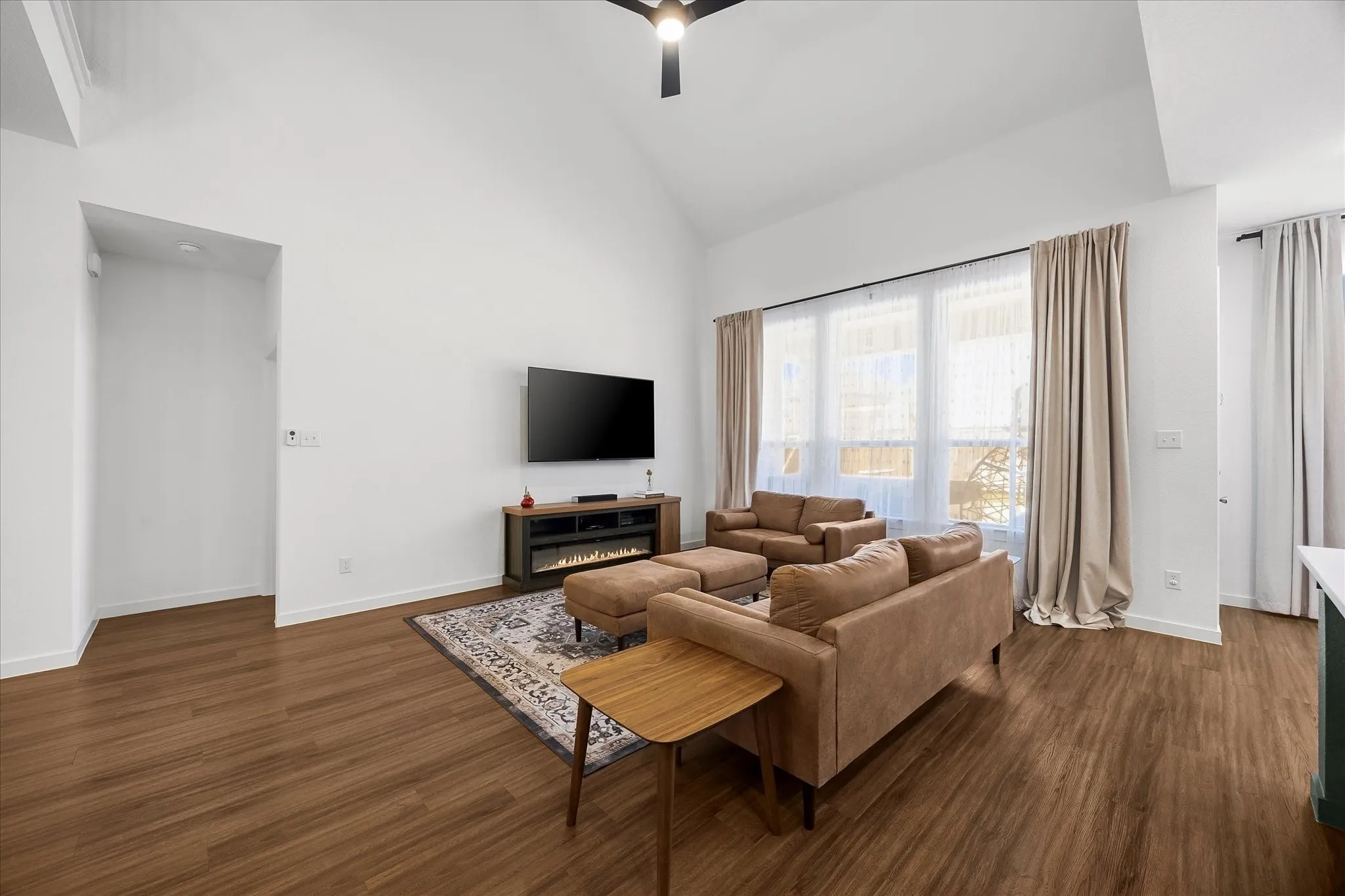 Spacious family room