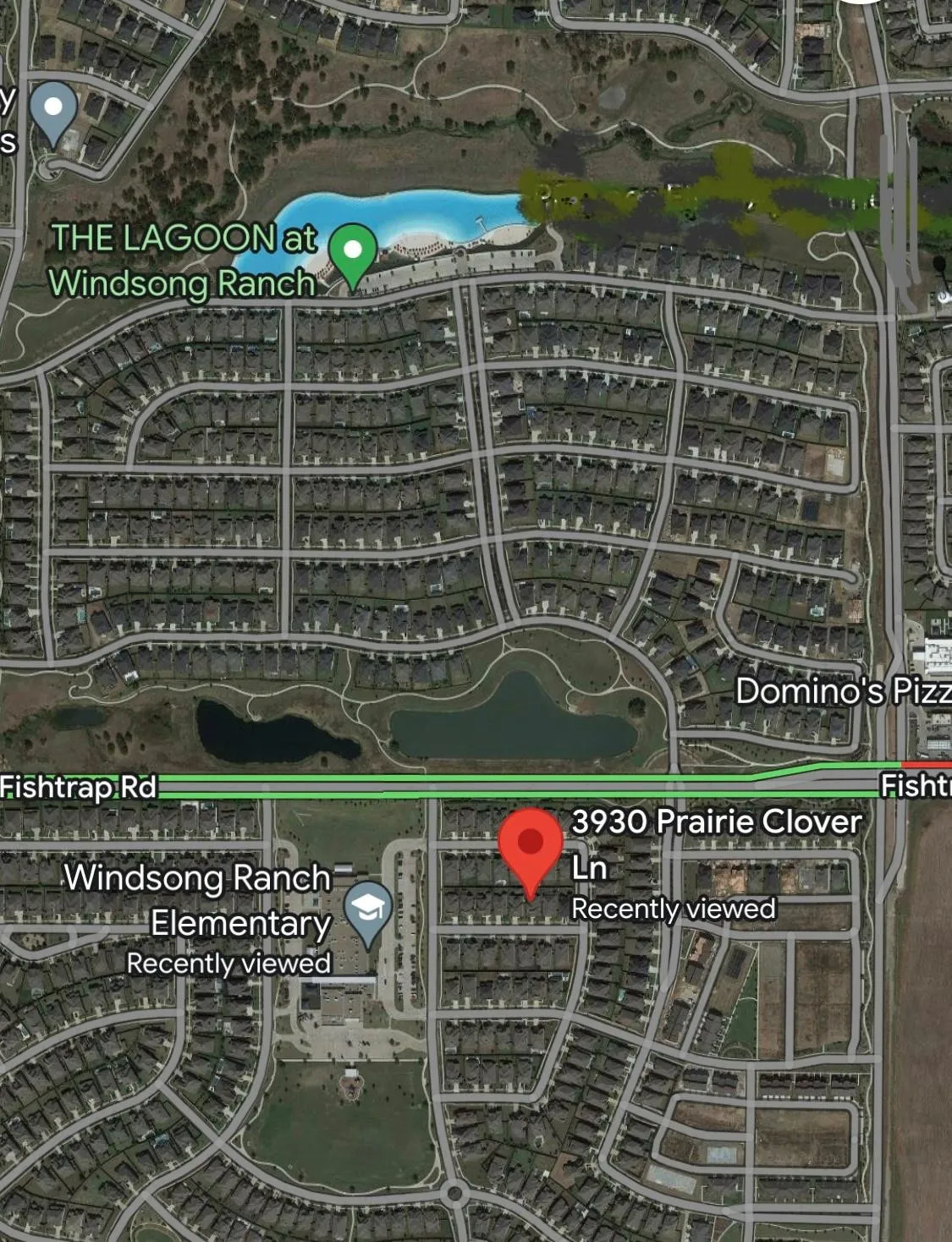 Property Location Map. Displaying the property's address and surrounding area within the community