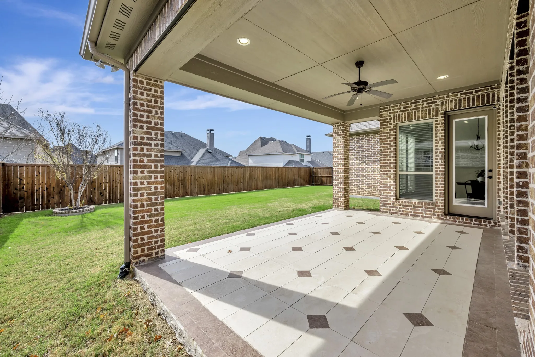 Custom patio
