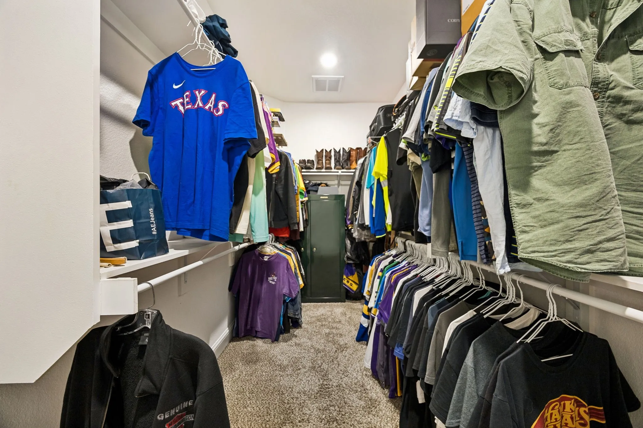 Primary closet