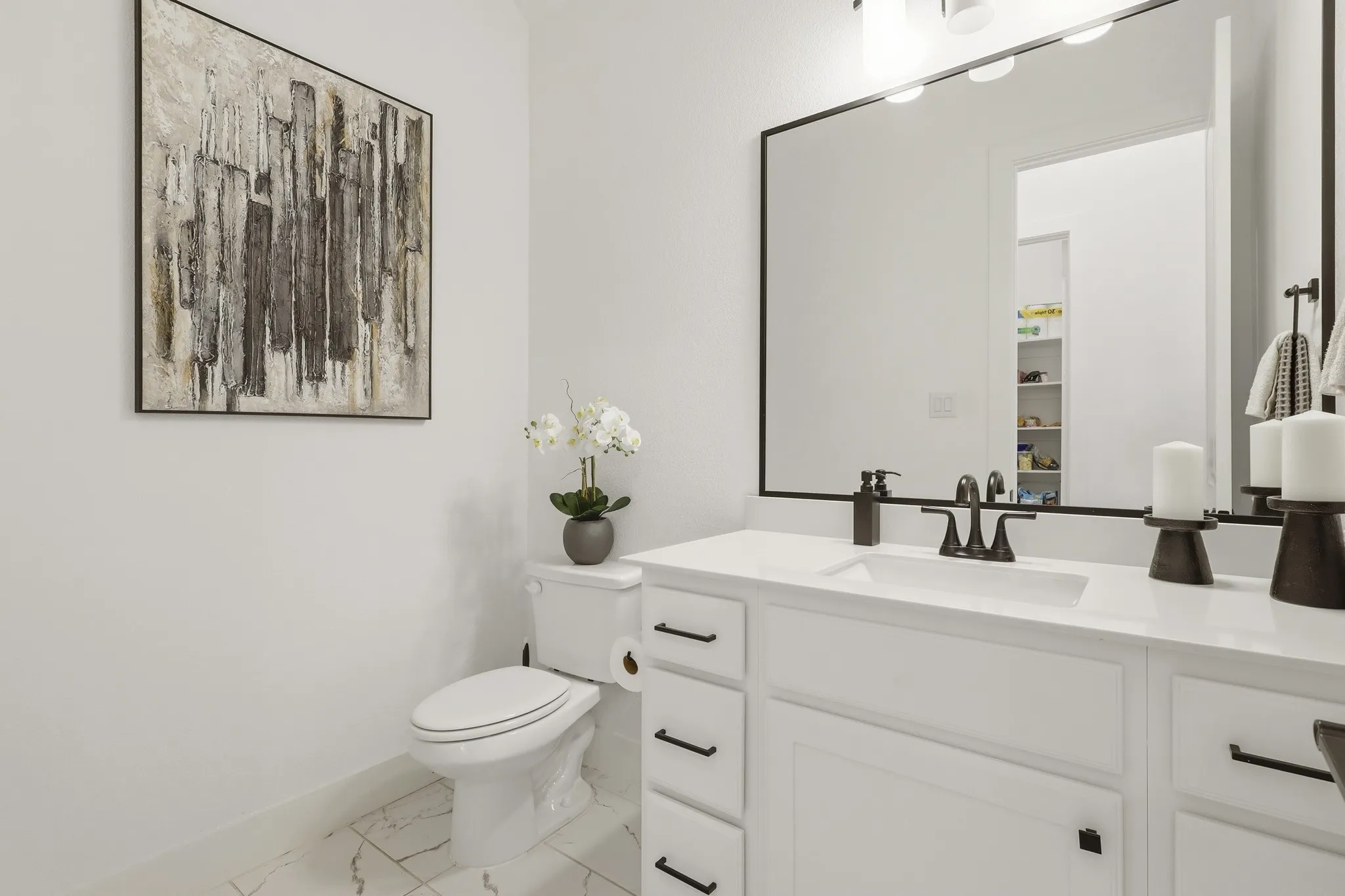 Half bath on main level