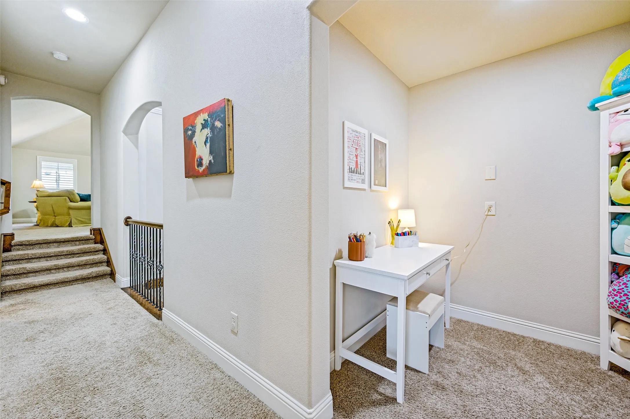 Great little nook creates cozy study area