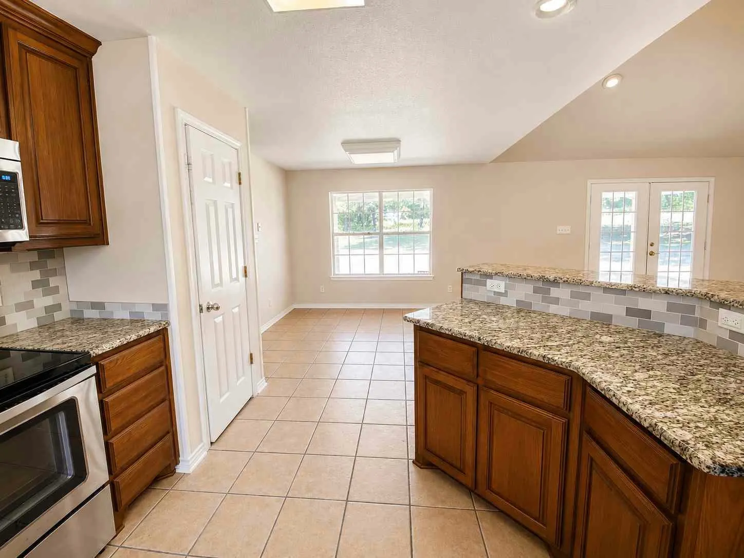 Kitchen looking towards dining area.