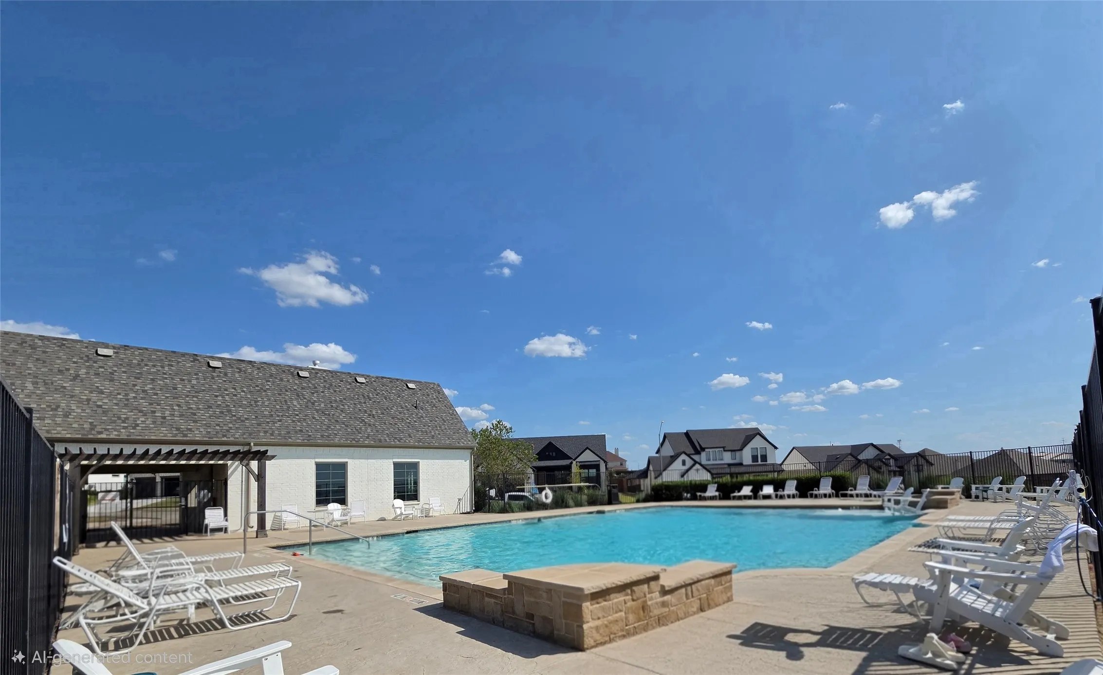 HOA pool area