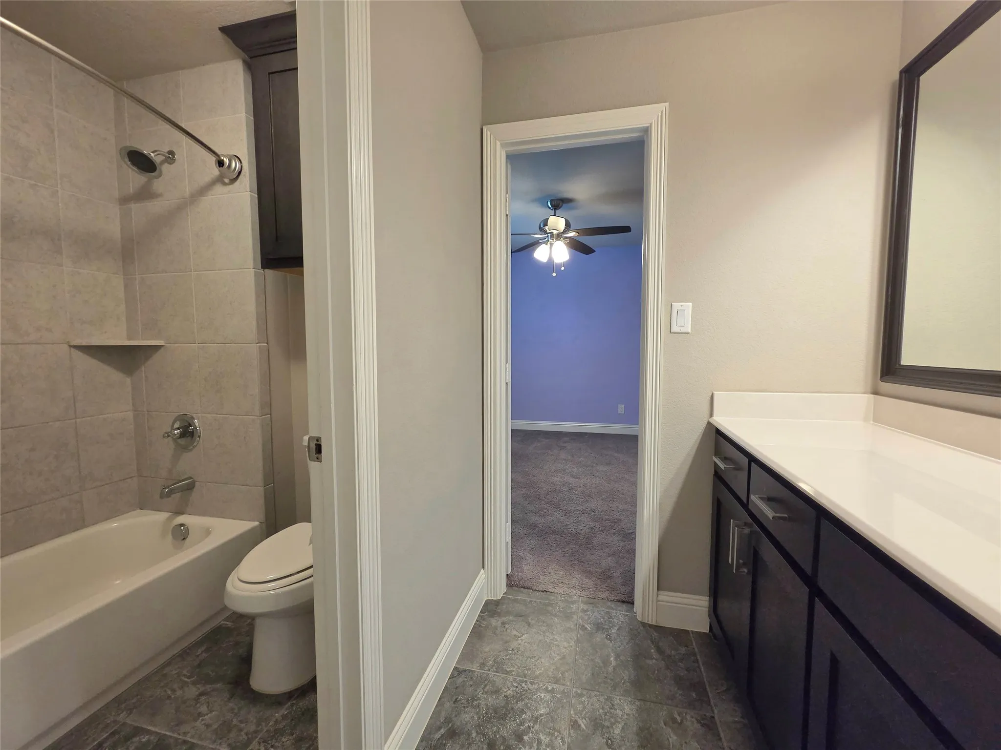 Jack and Jill bath that connects to each bedroom