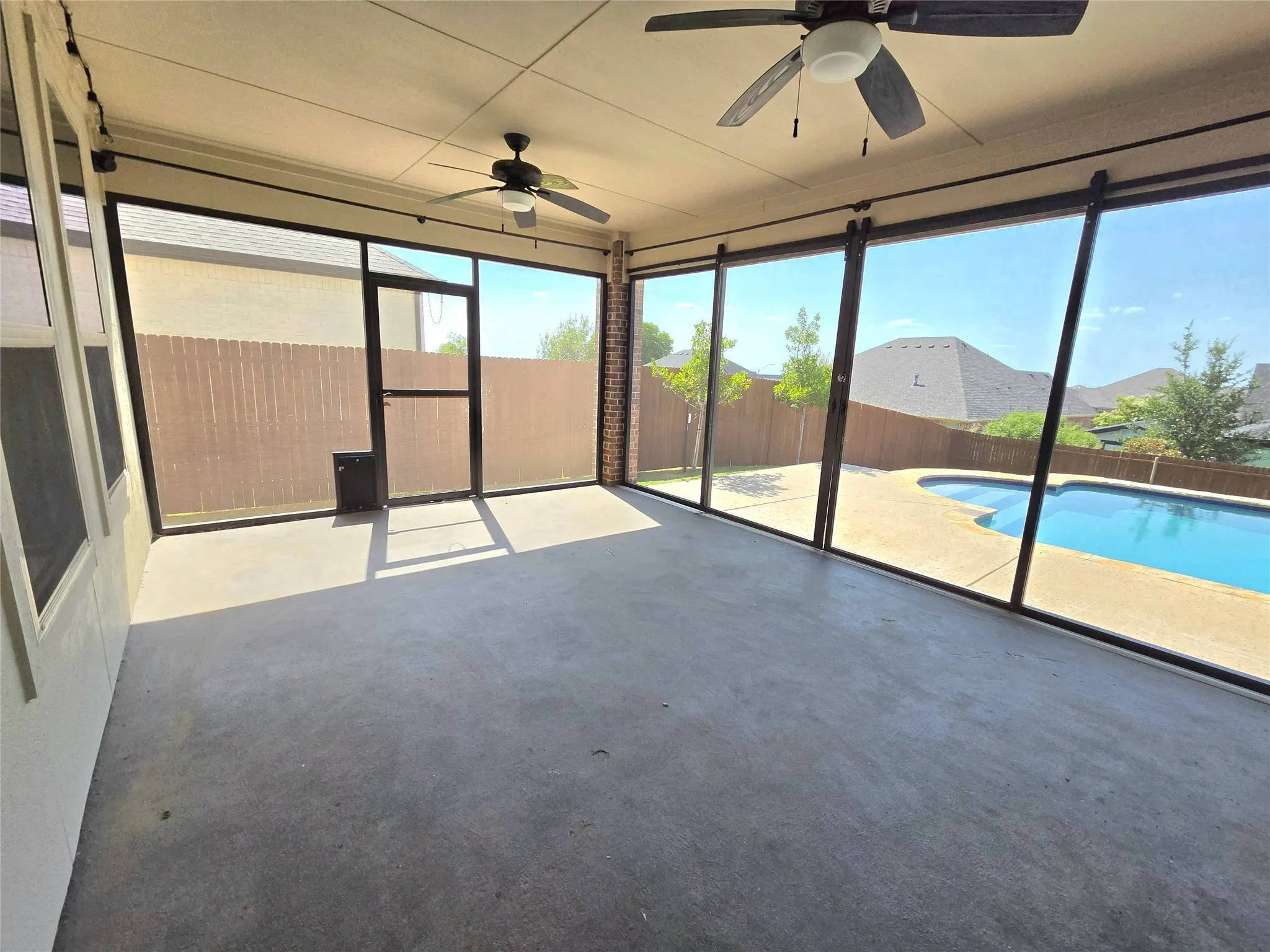 Screened in porch