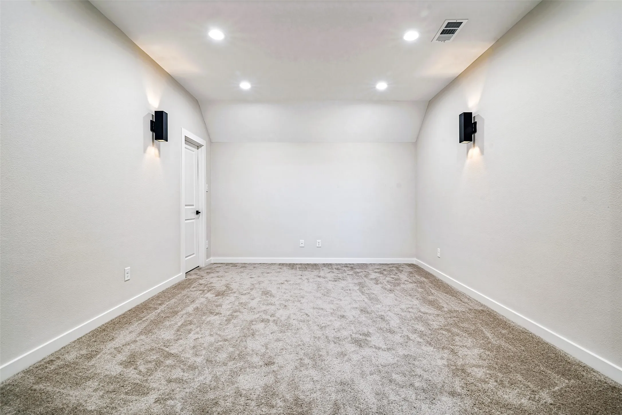 Upstairs media room