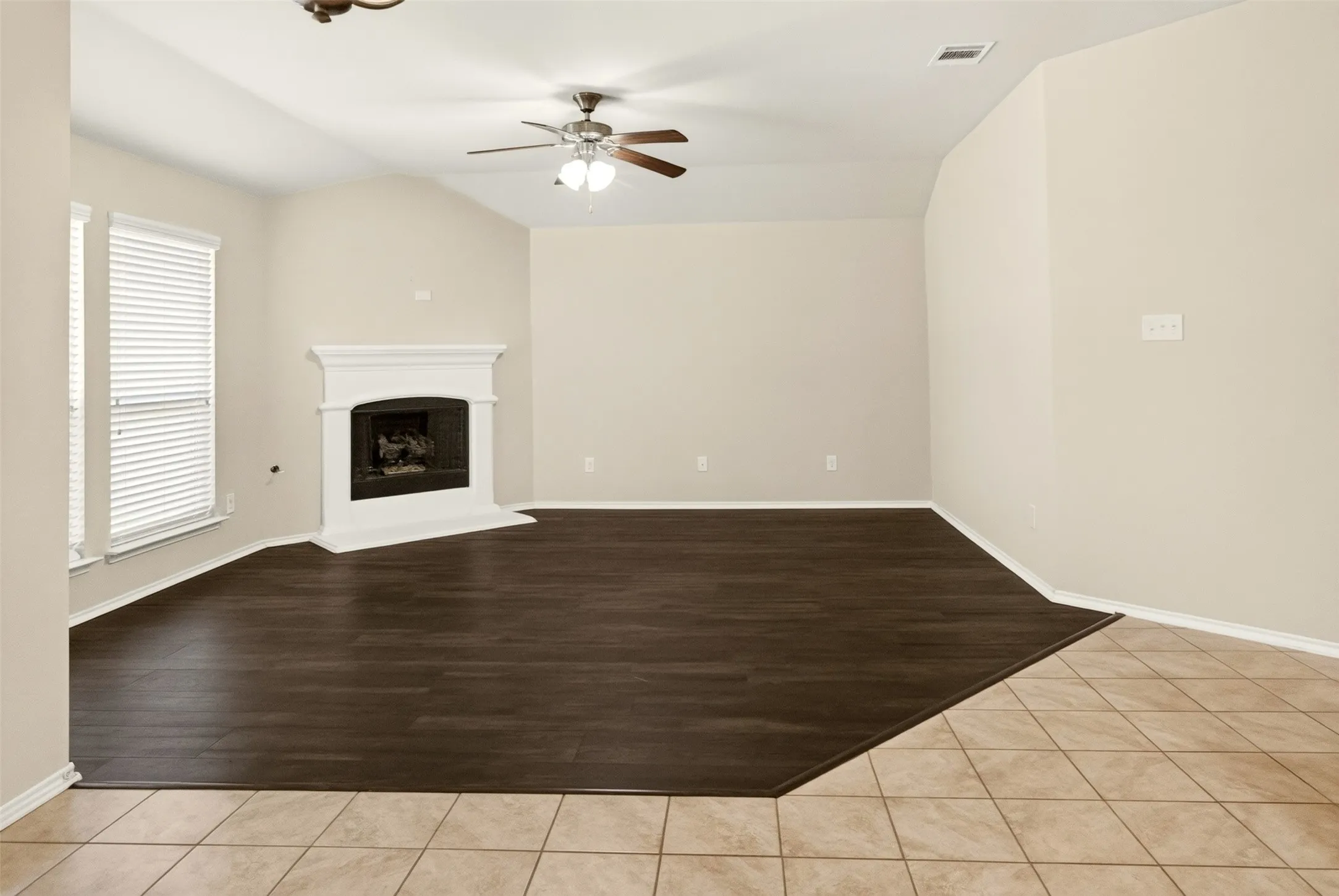 Living Area with Fireplace