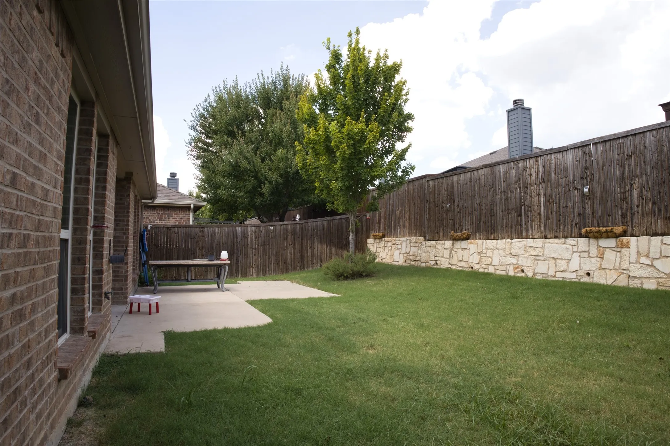 Fenced Back Yard