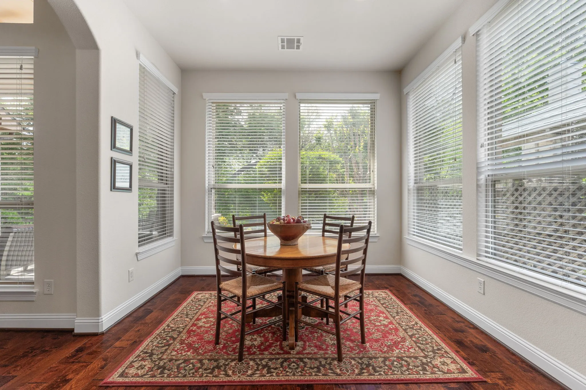 Lovely Breakfast room overlooking your stunning backyard!