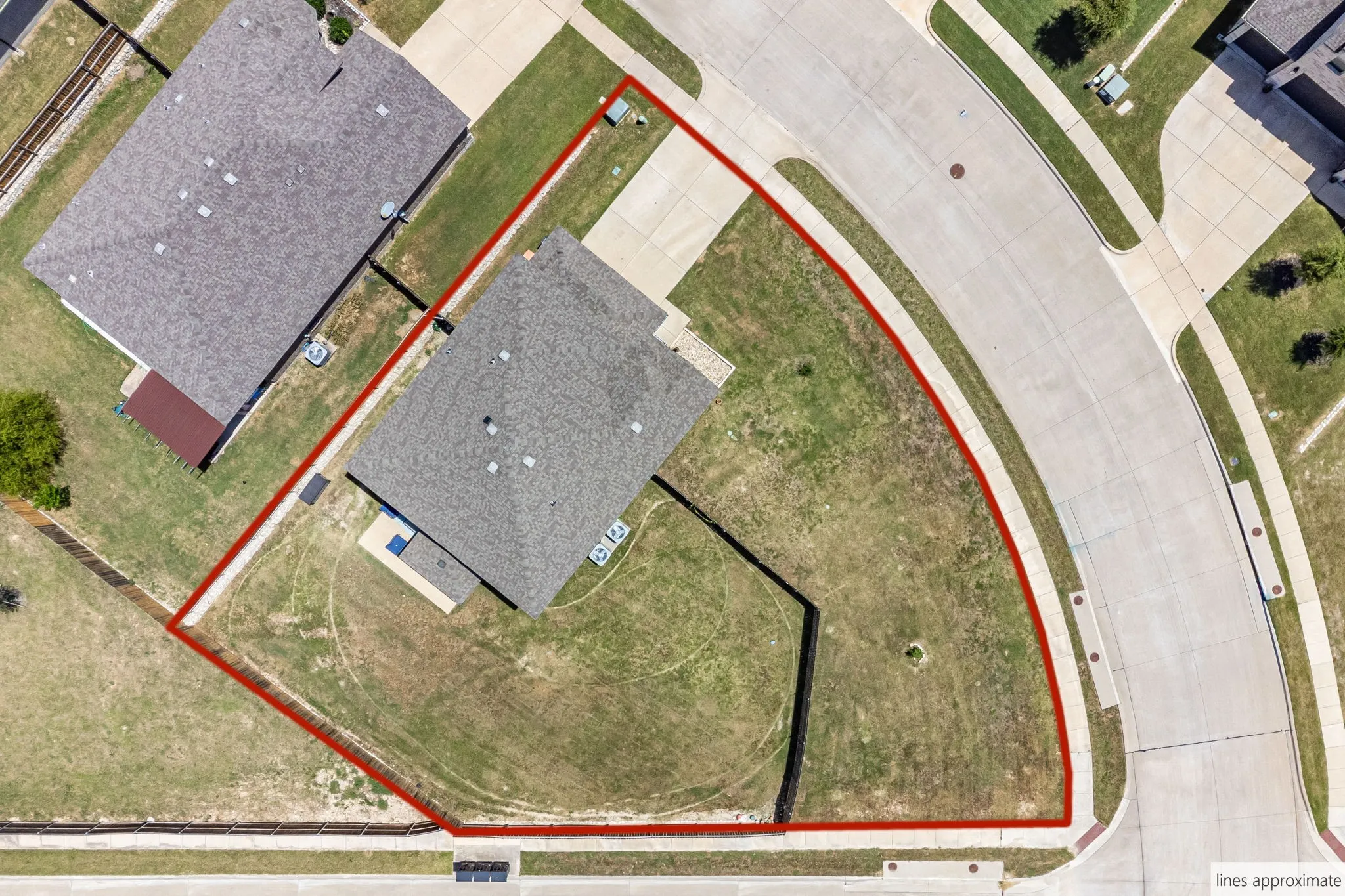 Huge corner lot