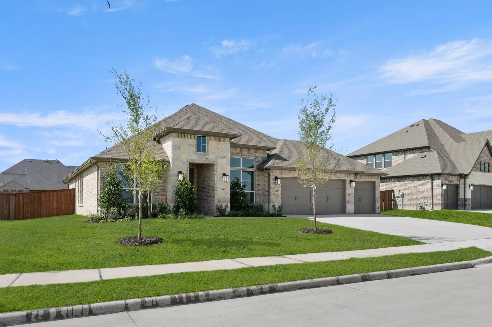 DFW-Myrtle Creek-Concept 2464-228 Mountain Laurel Drive-Front Exterior -Risewell Homes-2