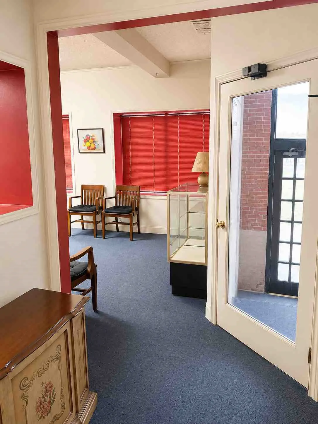 This is an AI rendering of the area without furniture storage items.