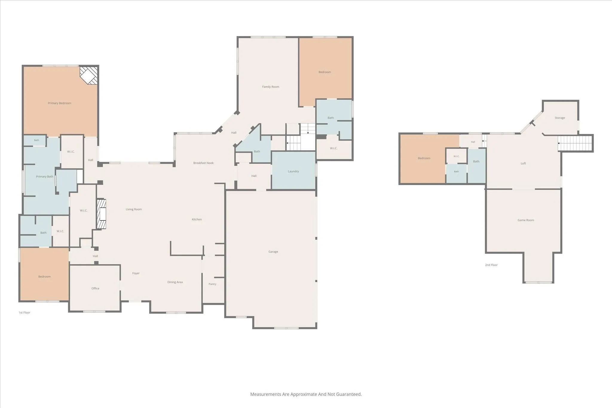 First Floor & Second Floor Plan