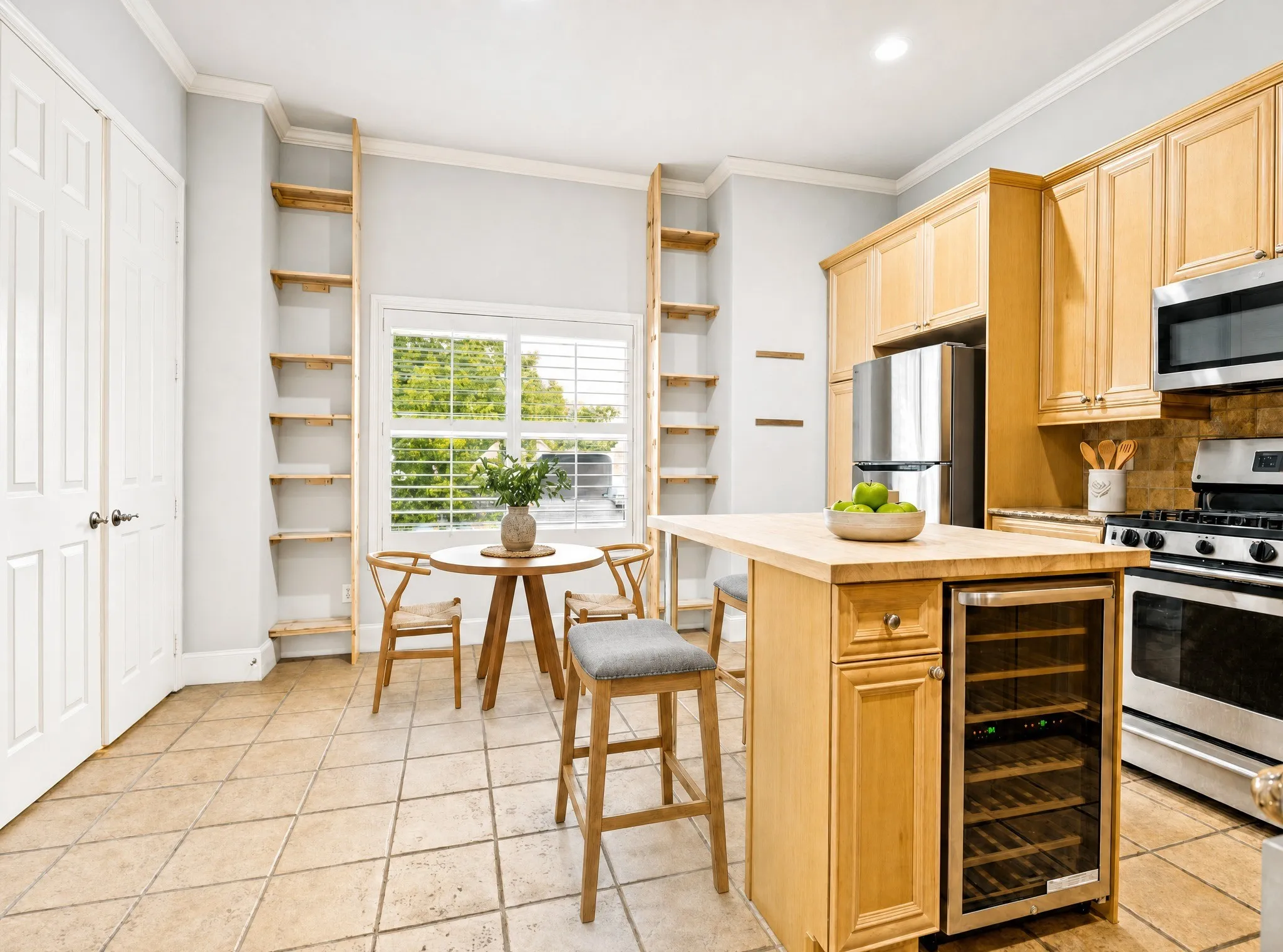 Virtually staged to show potential