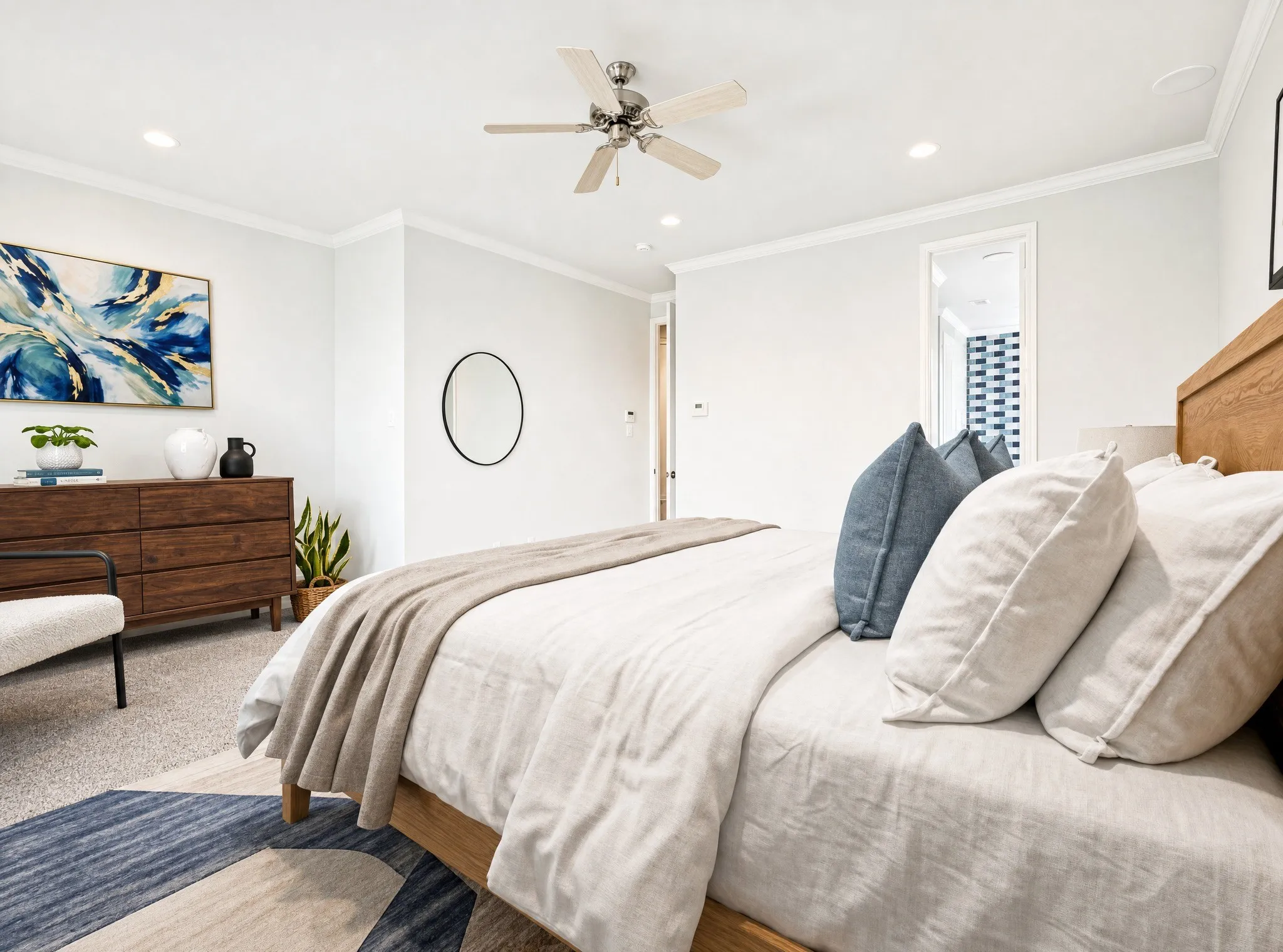 Virtually staged to show potential