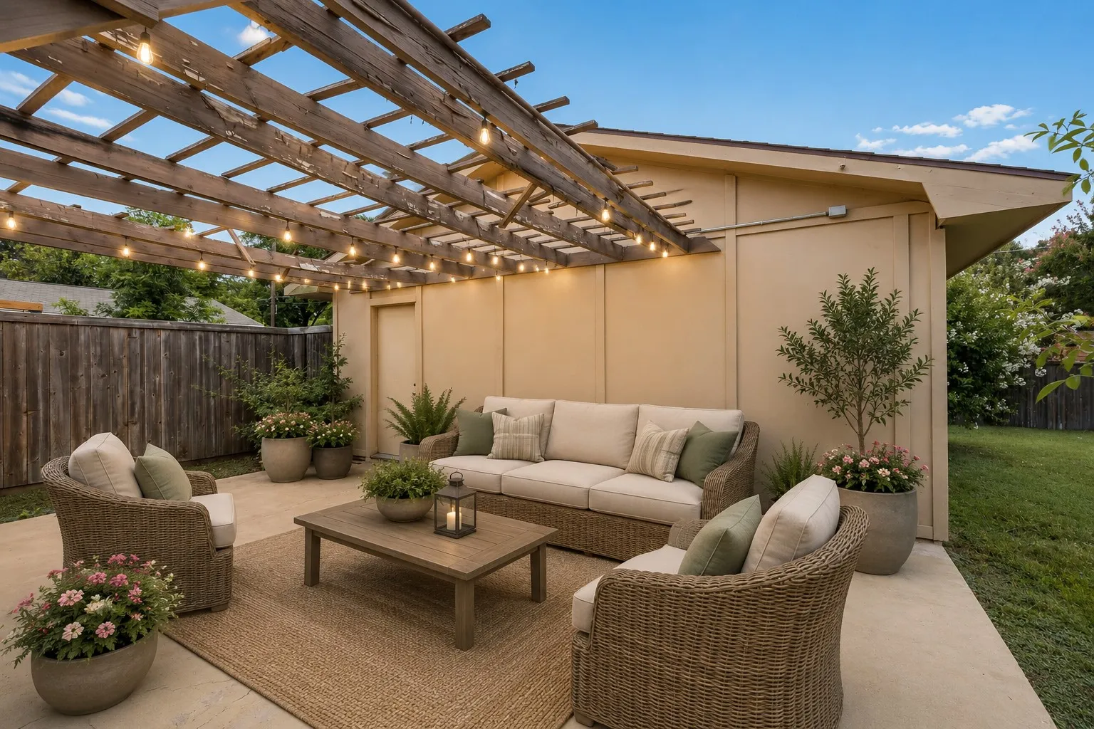 Back Patio - virtually staged