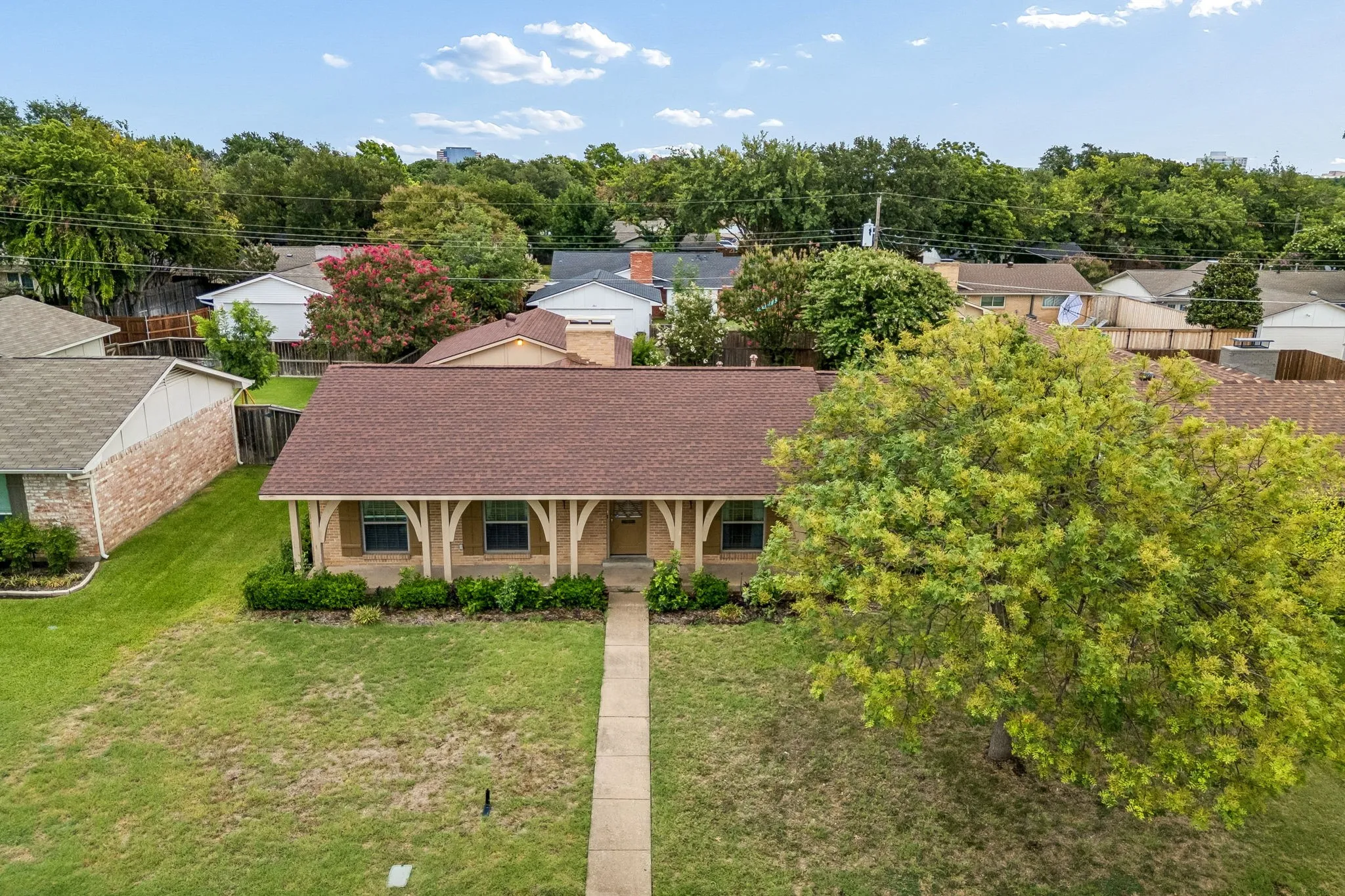 Front Aerial View