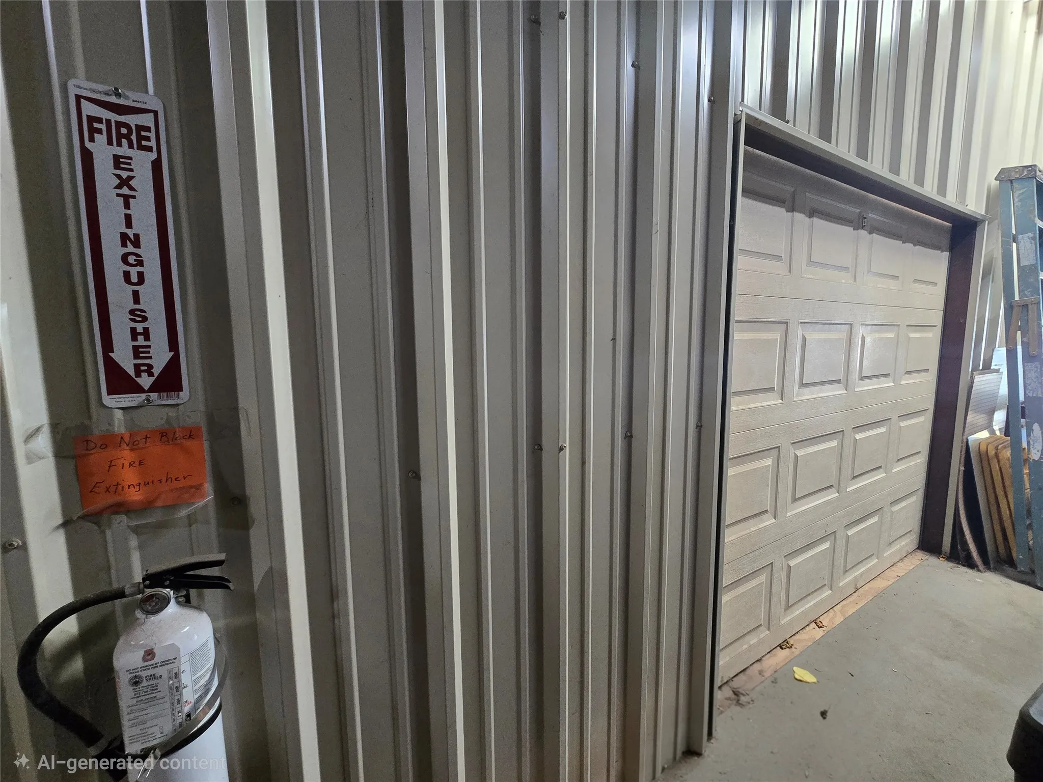 indoor garage door