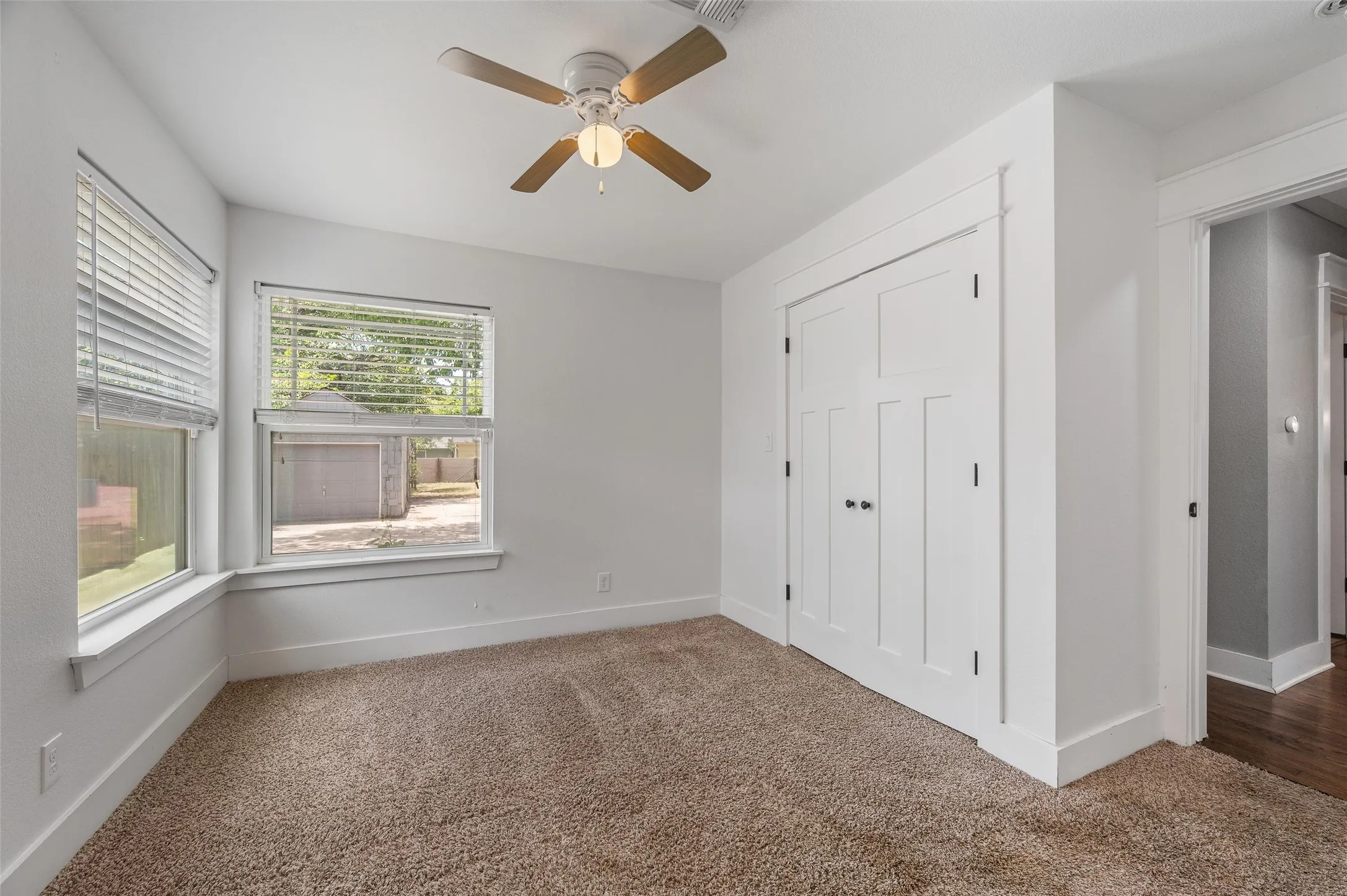 Side bedroom with lots of natural light