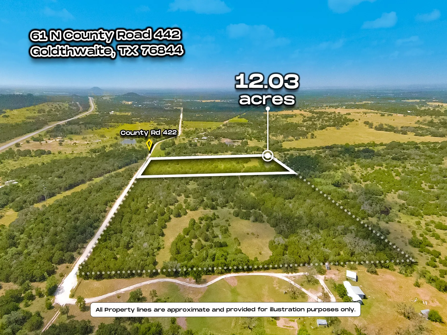 Unimproved Land For Sale in Mills County , Lot 3 61 County Road 442, Goldthwaite, Texas 76844, 0, 0, Garage spaces, 0 Sqft, built in 2023, mls#21324352, Real Estate Agent in Goldthwaite, Homes For Sale in Mills county, Homes For Sale in Goldthwaite, Realtor in Goldthwaite Texas, Real Estate Brokerage Independent Realty Texas, Luminita Cordes Realtor