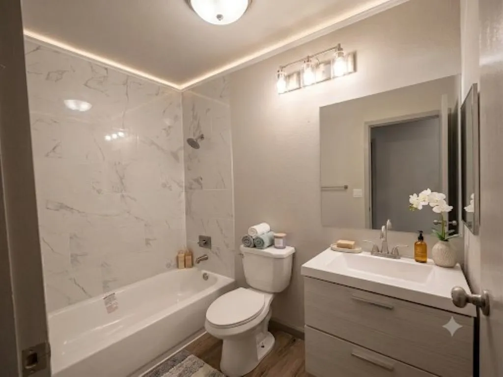Second bathroom upstairs