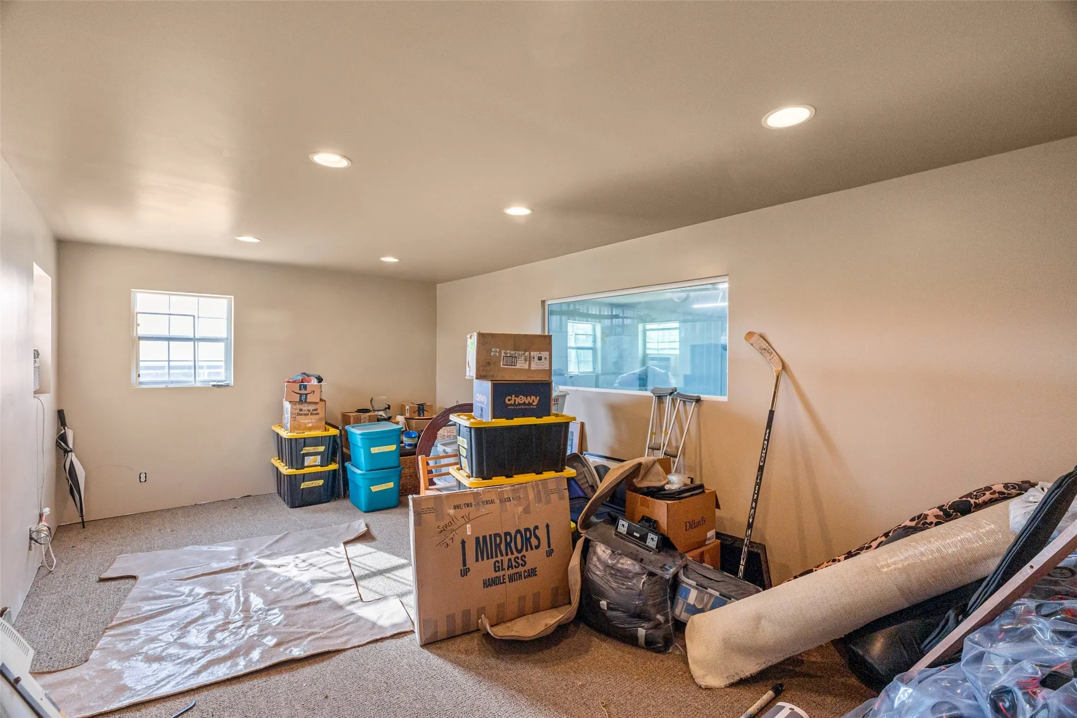 View of storage area