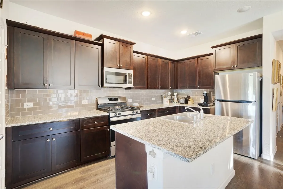 Kitchen island for entertaining