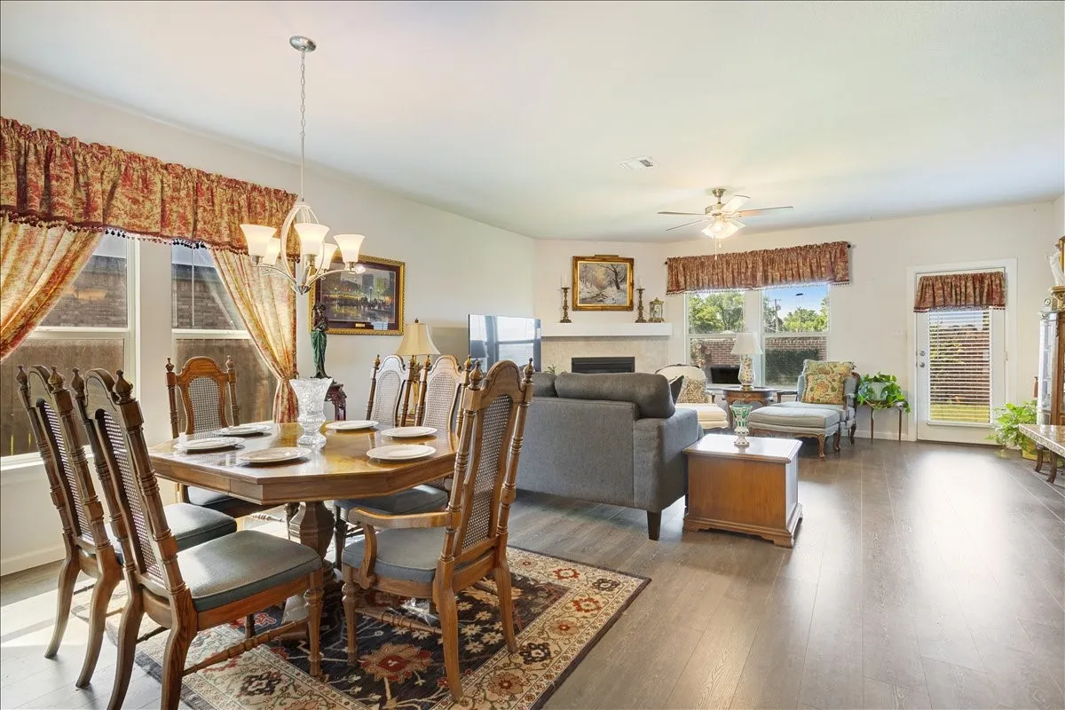 Abundant natural light fills the main living areas.