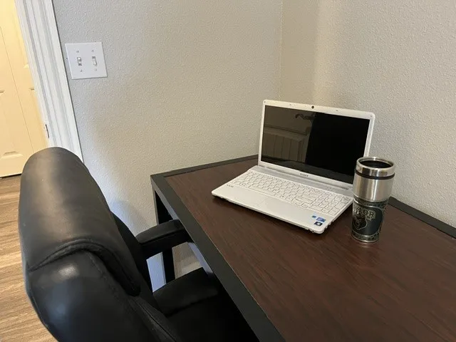 Desk in bedroom #1