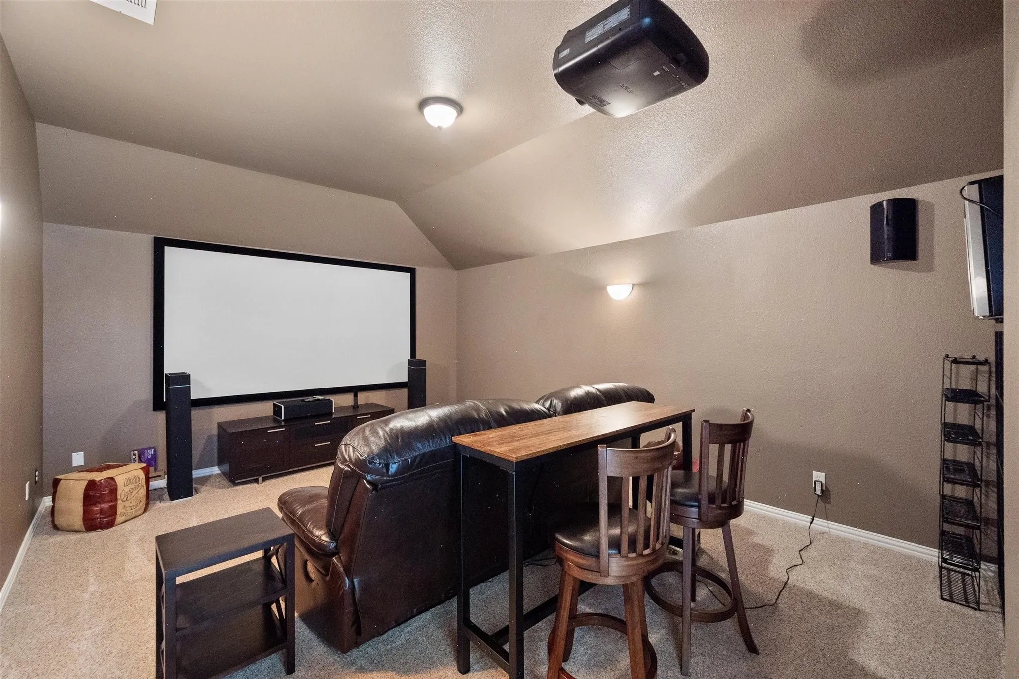 Dedicated media room ready for screenings!
