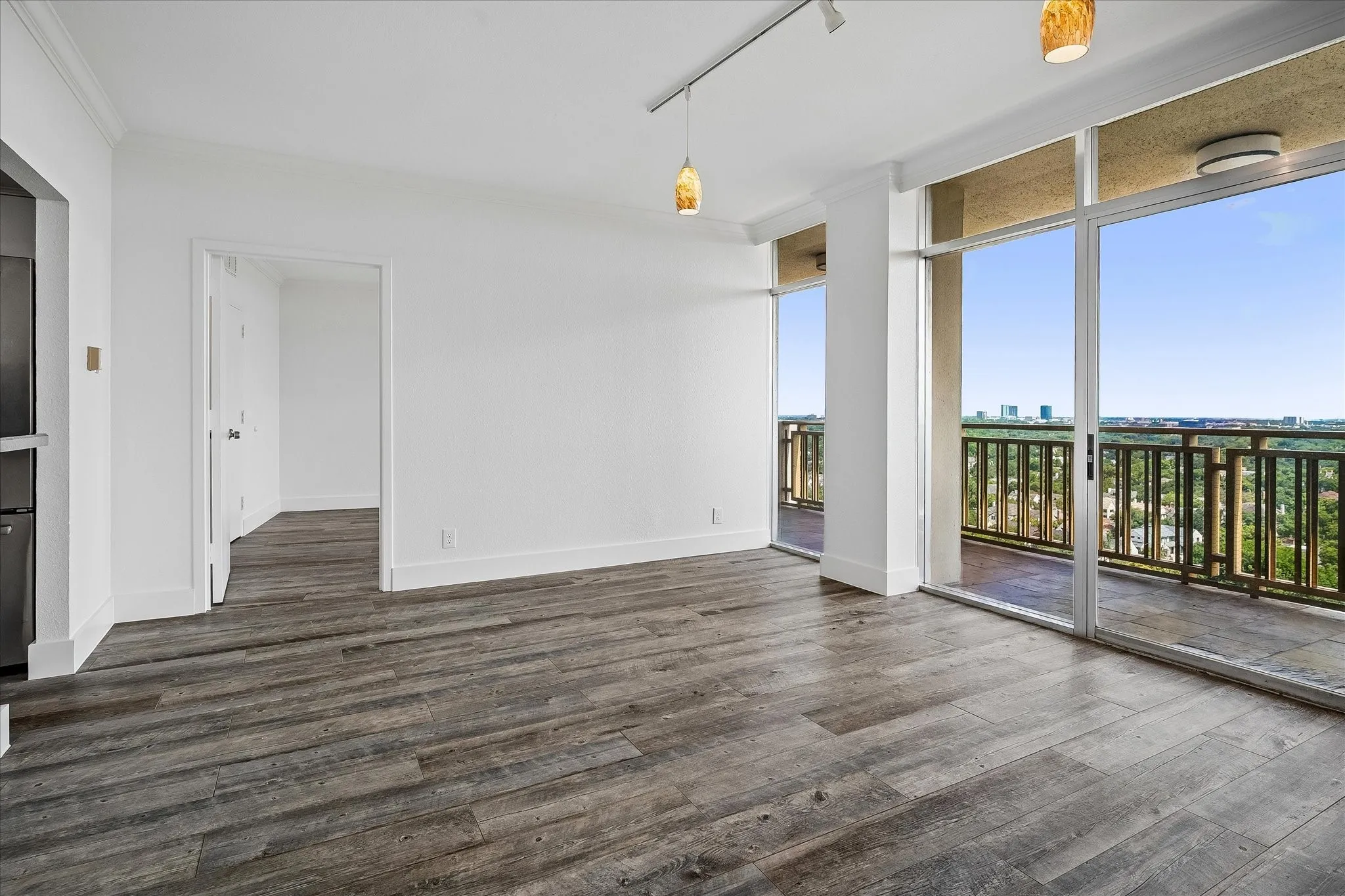 Kitchen To The Left; Bedroom Straight Ahead.