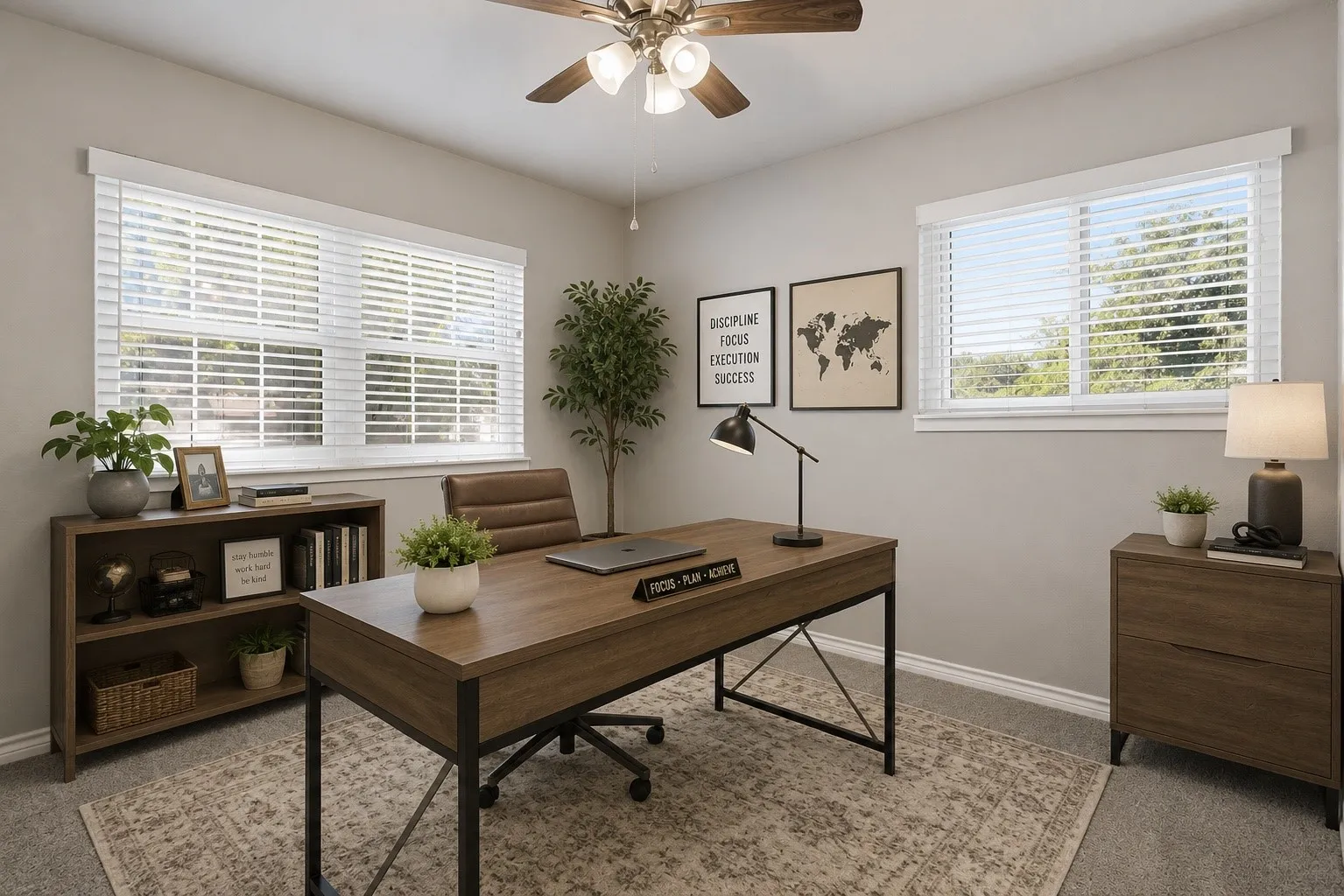 Bedroom 4- Virtually staged with AI