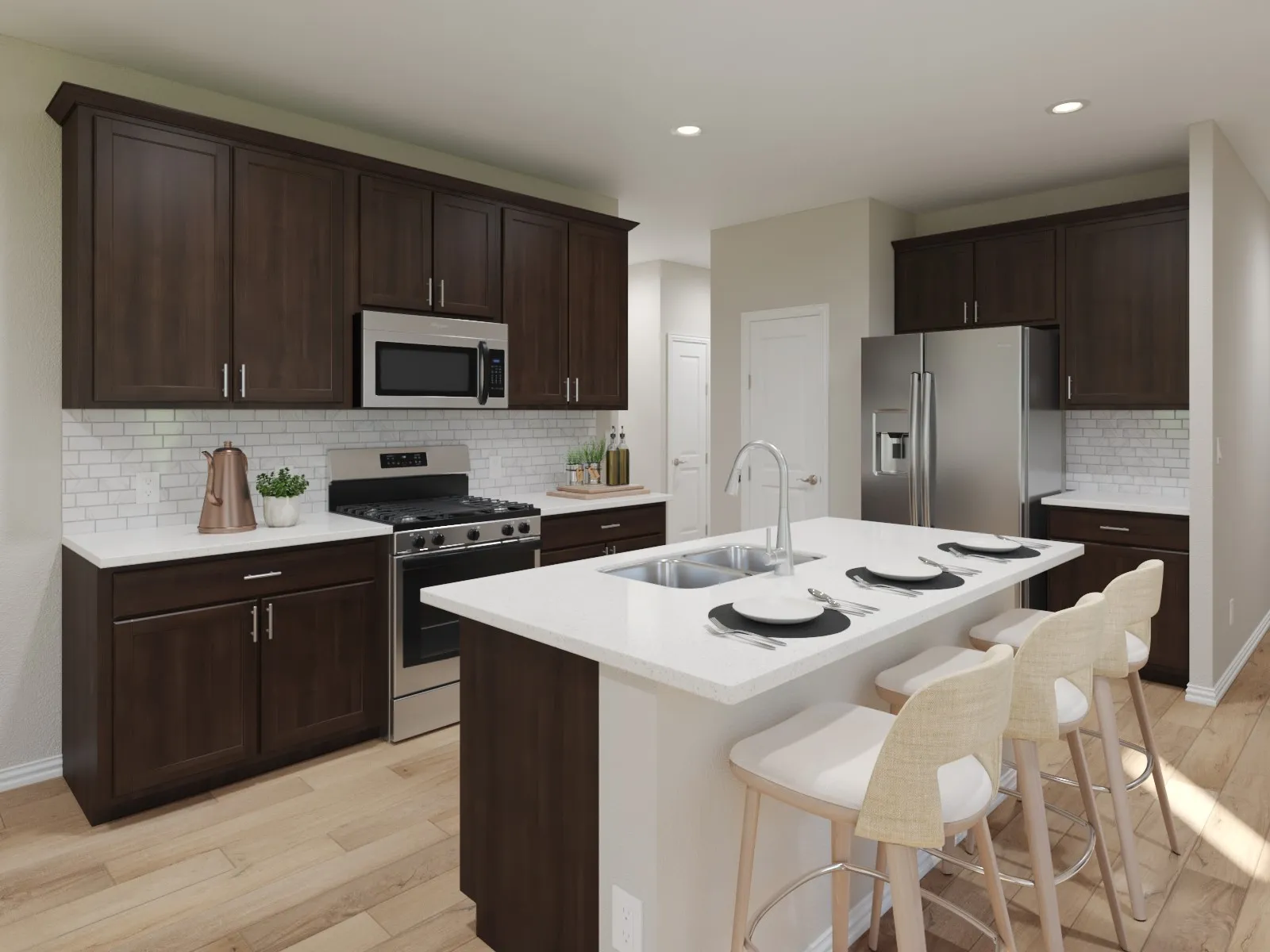 Photo is not of the actual home, but is an inspirational photo of builder’s model home and may depict options, furnishings, and/or decorator features that are not included.