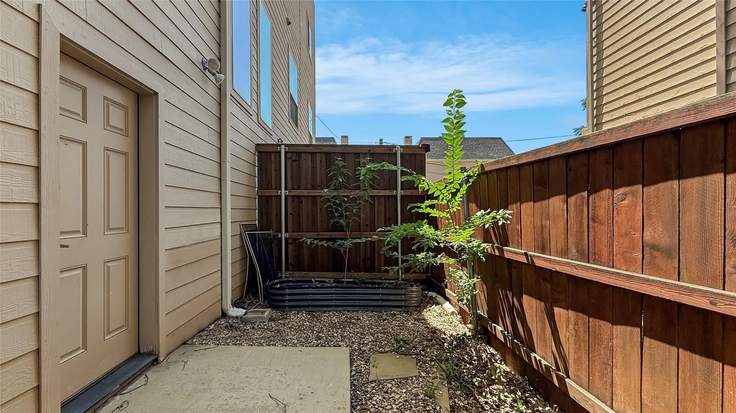 Small yard