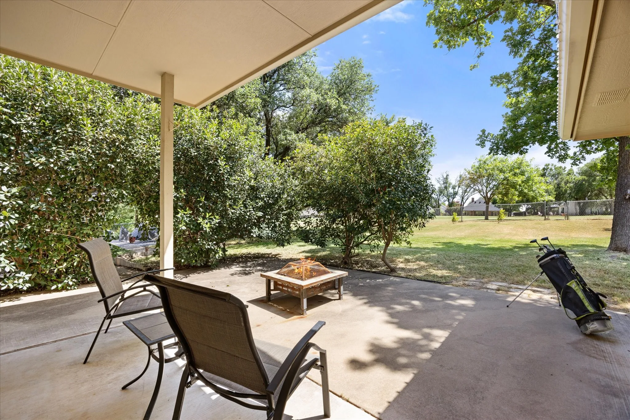 Deep Patio facing 18th Fairway