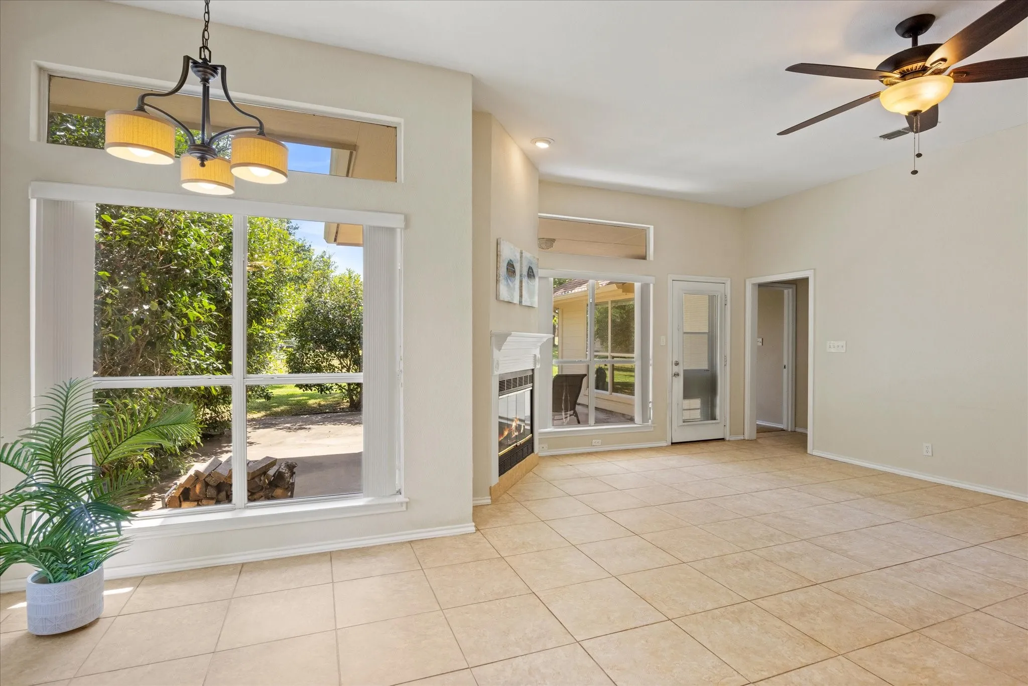 Dining area open to great room