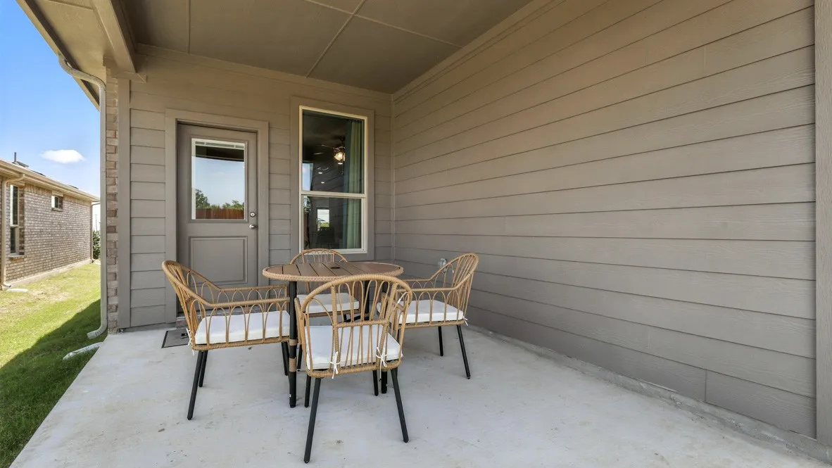 Patio - All Home and community information, including pricing, included features, terms, availability and amenities, are subject to change at any time without notice or obligation. All Drawings, pictures, photographs, video, square footages, floor plans, elevations, features, colors and sizes are approximate for illustration purposes only and will vary from the homes as built.
