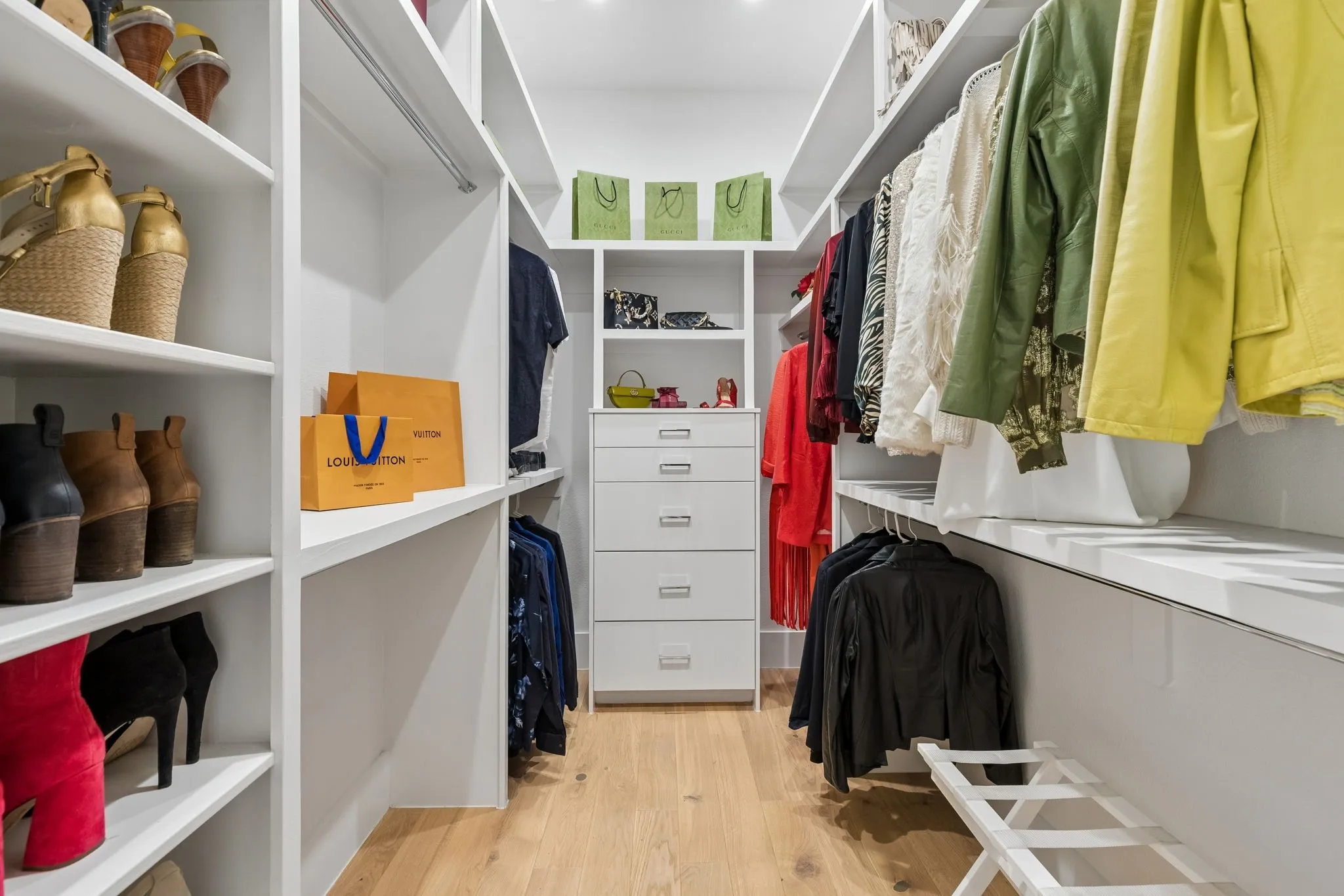 Primary Closet. Large BONUS built-ins not shown via this image.