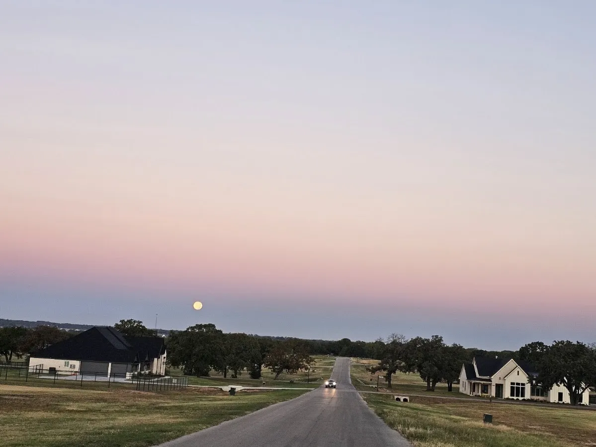Sunset views also!
