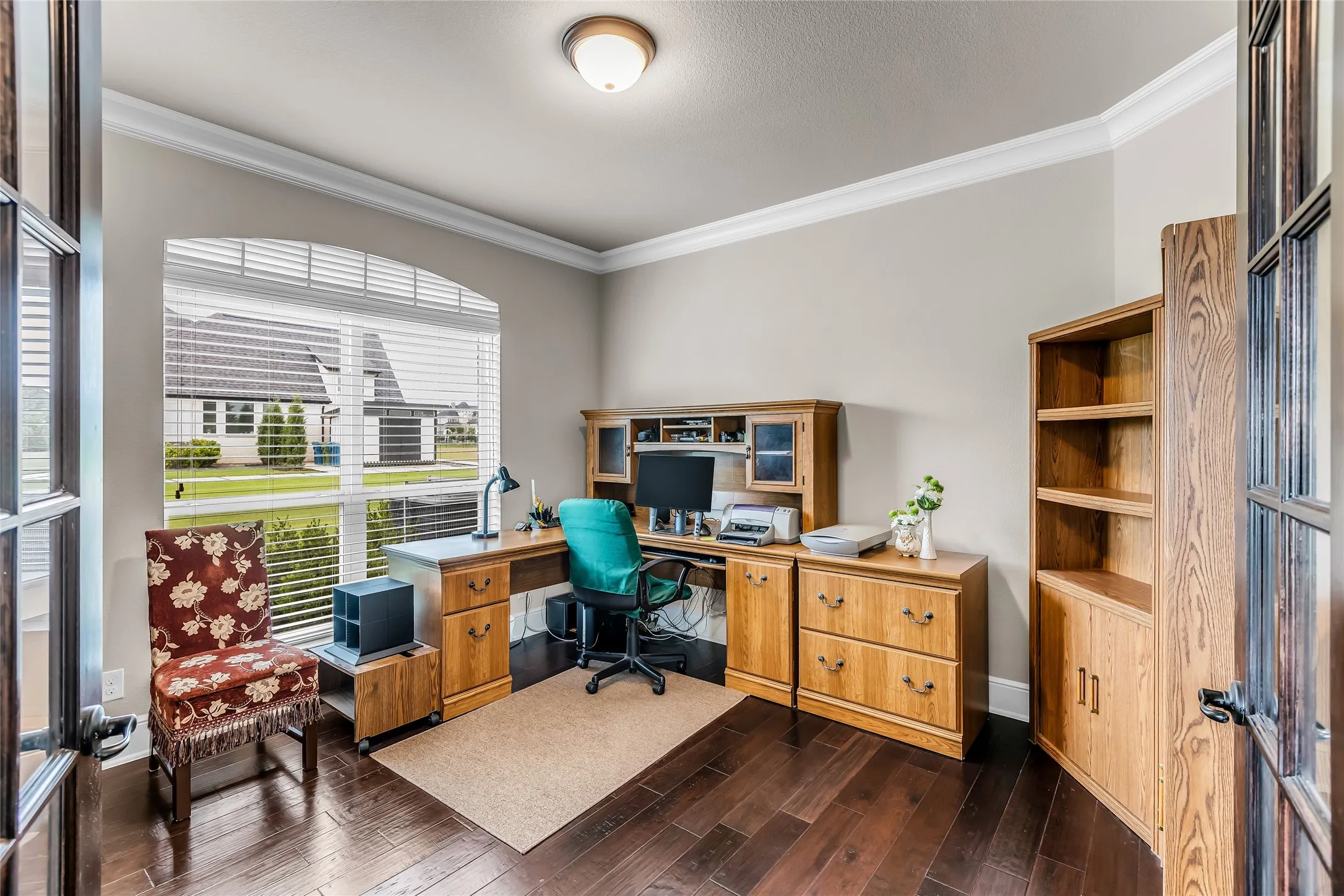 Private Office with French Doors