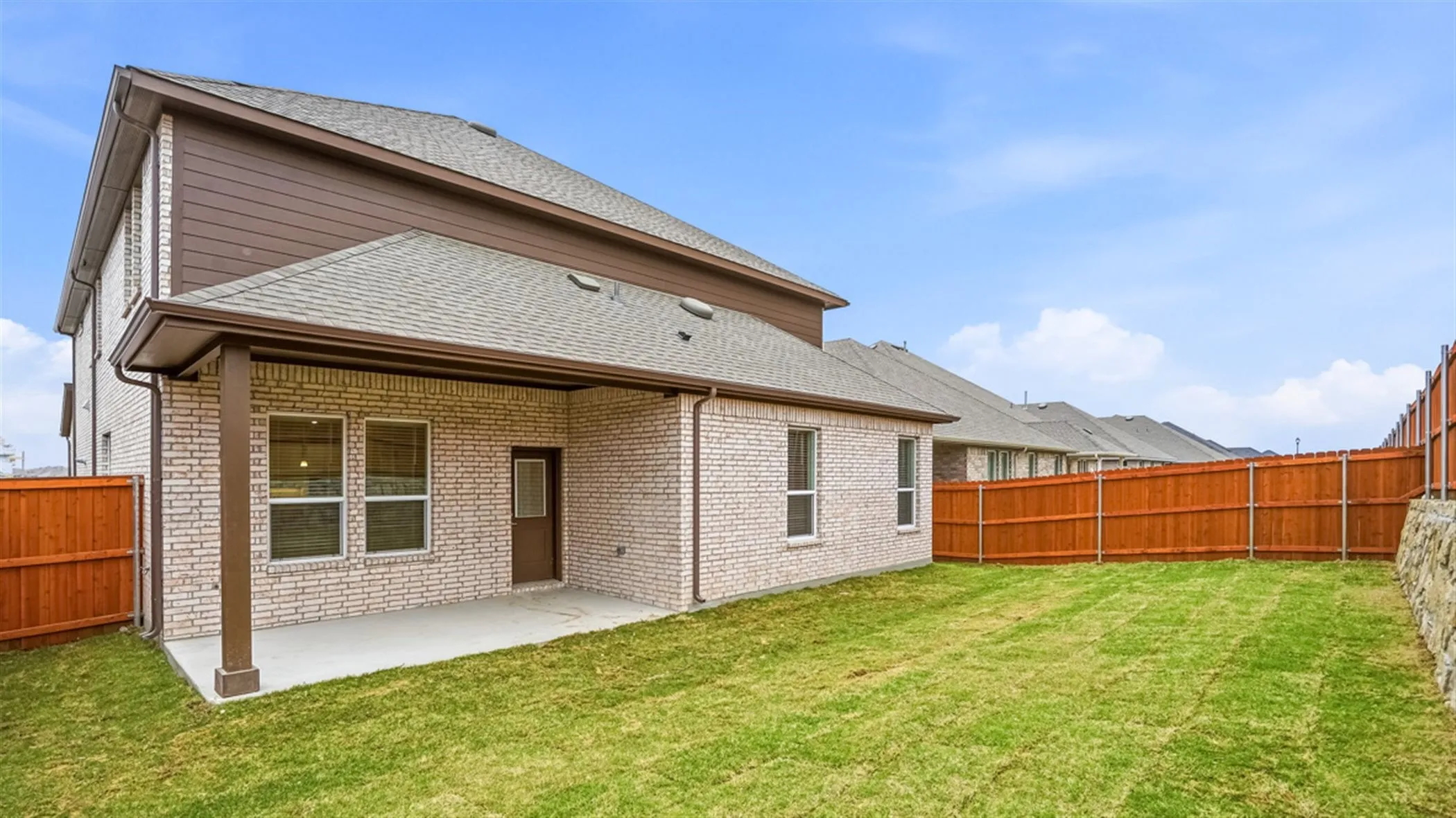 Patio - All Home and community information, including pricing, included features, terms, availability and amenities, are subject to change at any time without notice or obligation. All Drawings, pictures, photographs, video, square footages, floor plans, elevations, features, colors and sizes are approximate for illustration purposes only and will vary from the homes as built.
