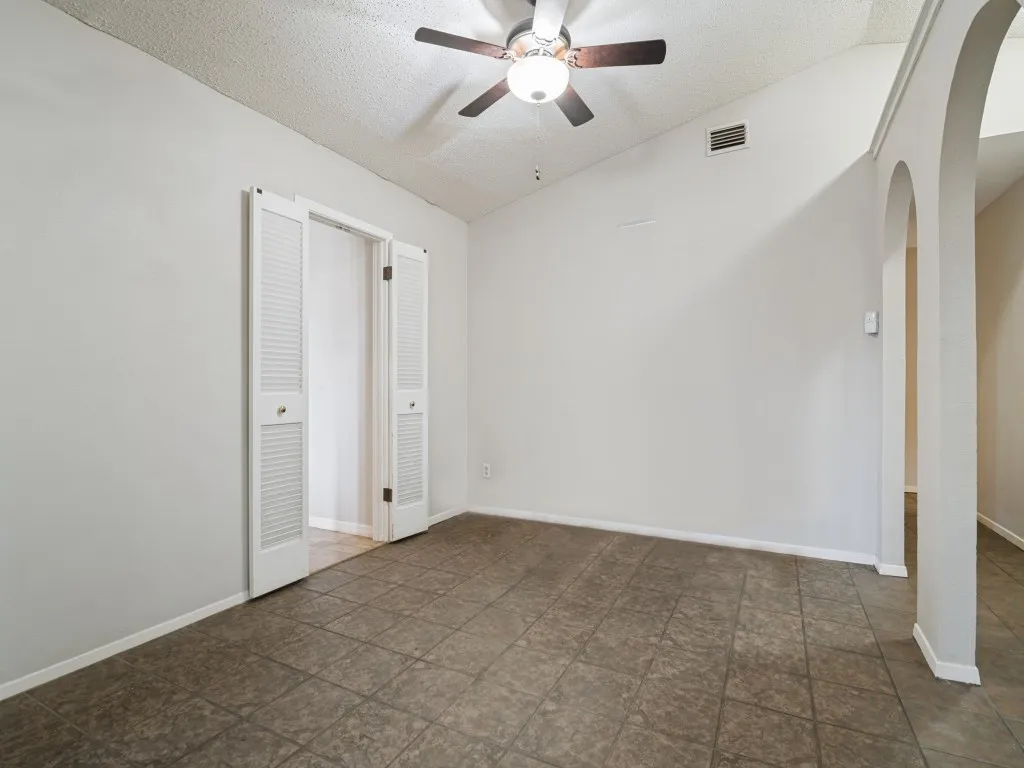 Large dining room can be used as a dining or additional living area.