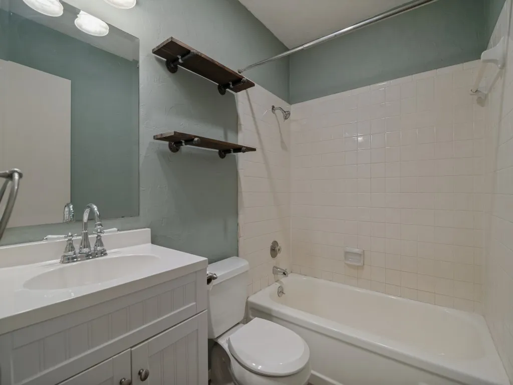 Second full bath in the home.