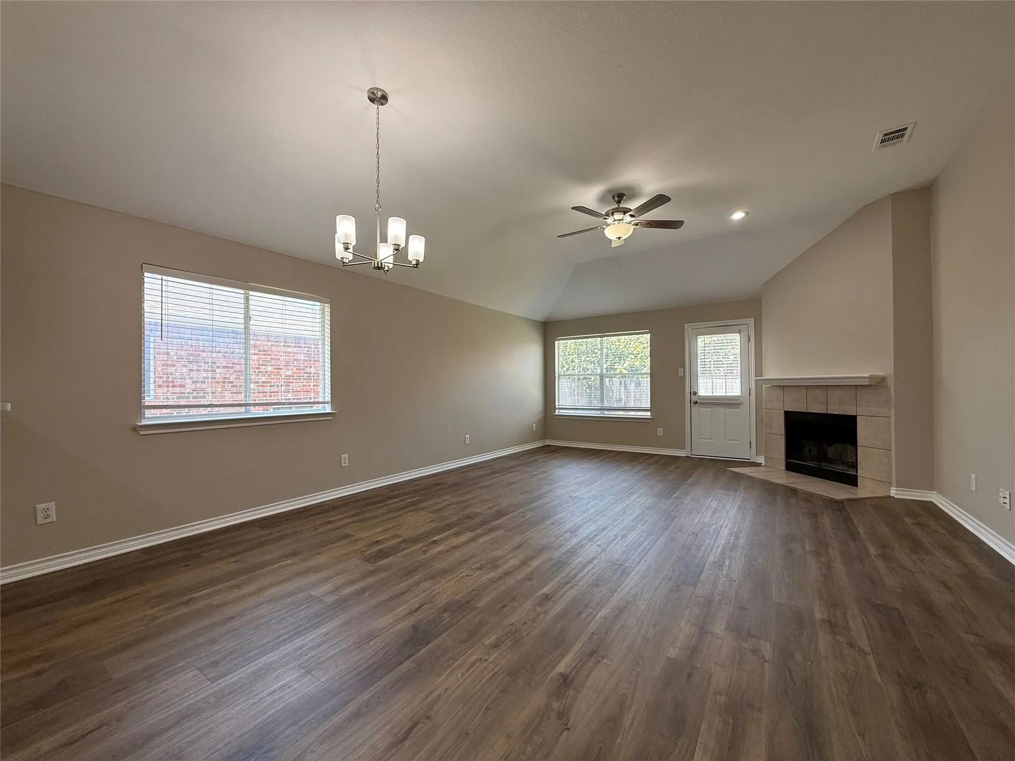 Living and dining area combined
