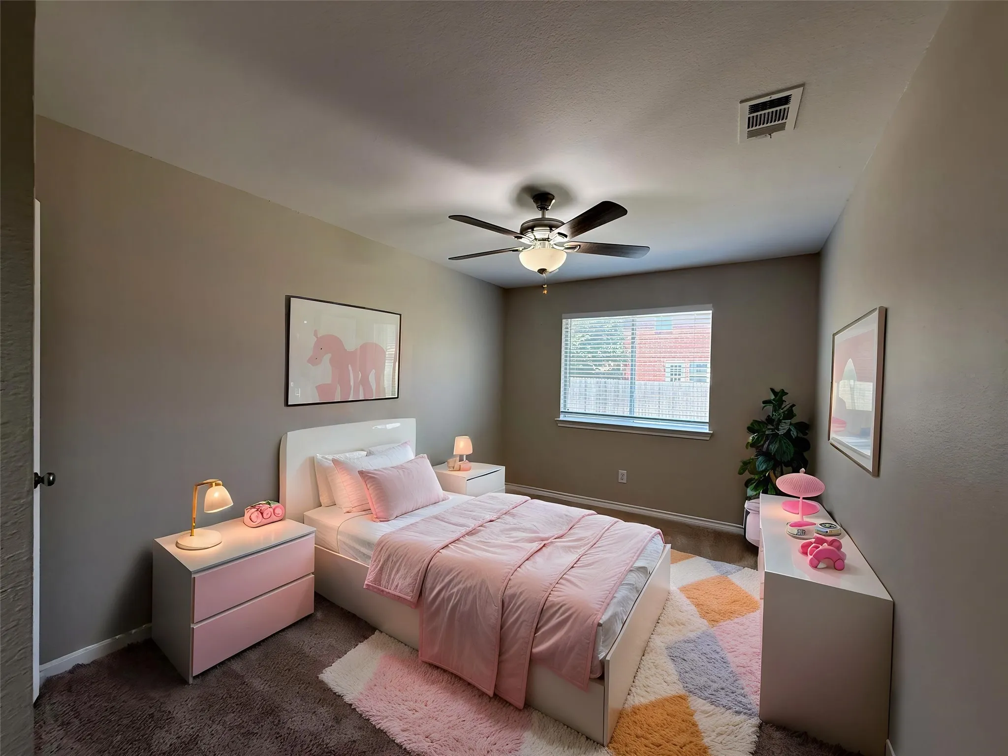 VIRTUALLY STAGED - Bedroom 1