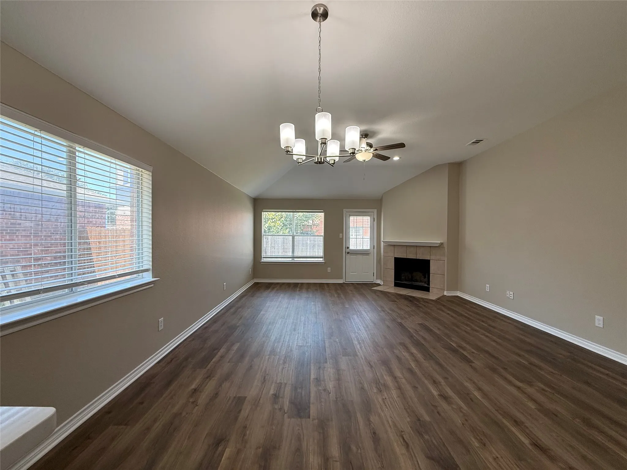 Living and dining area combined