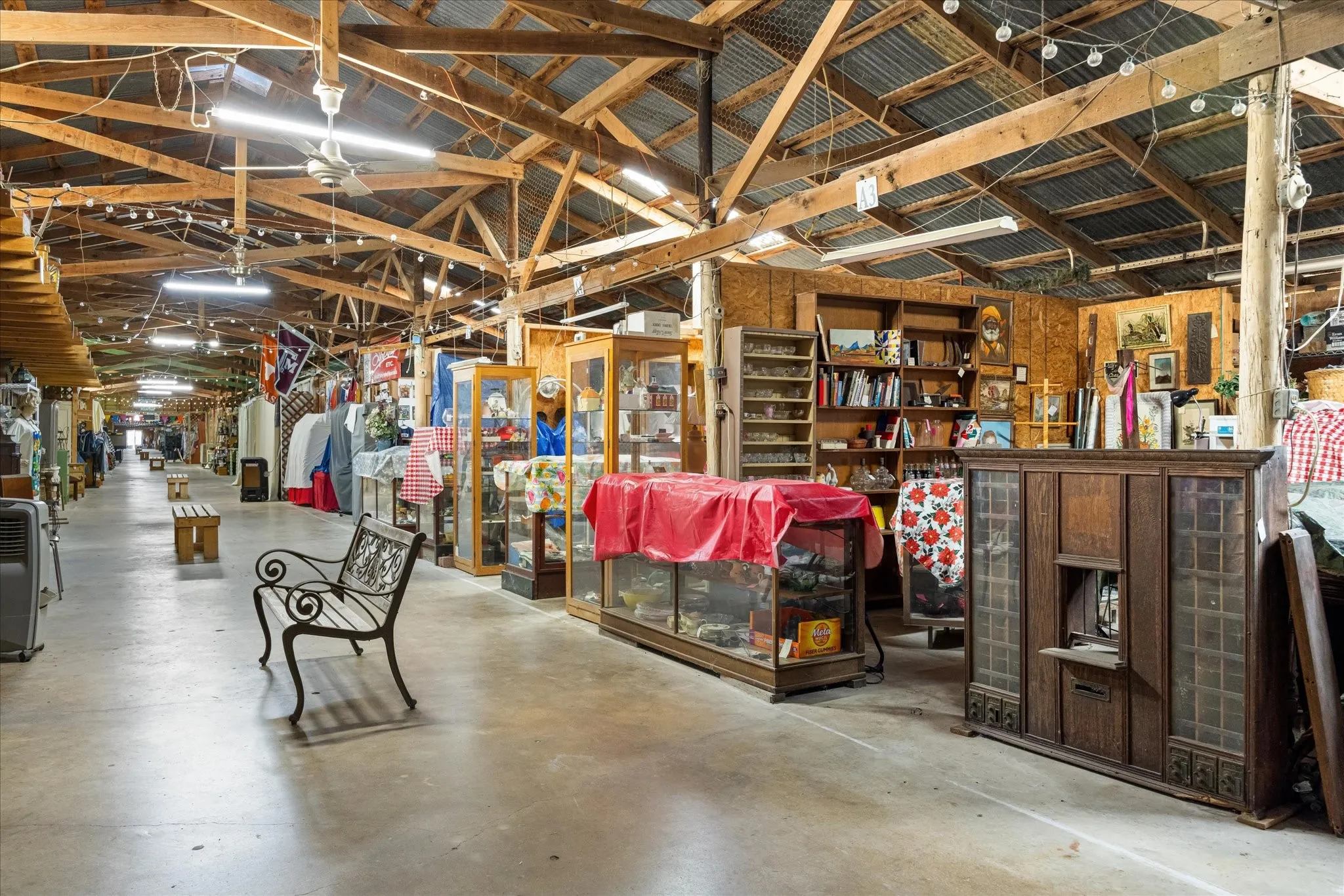 Interior of The Chicken House Antique Mall and Flea Market