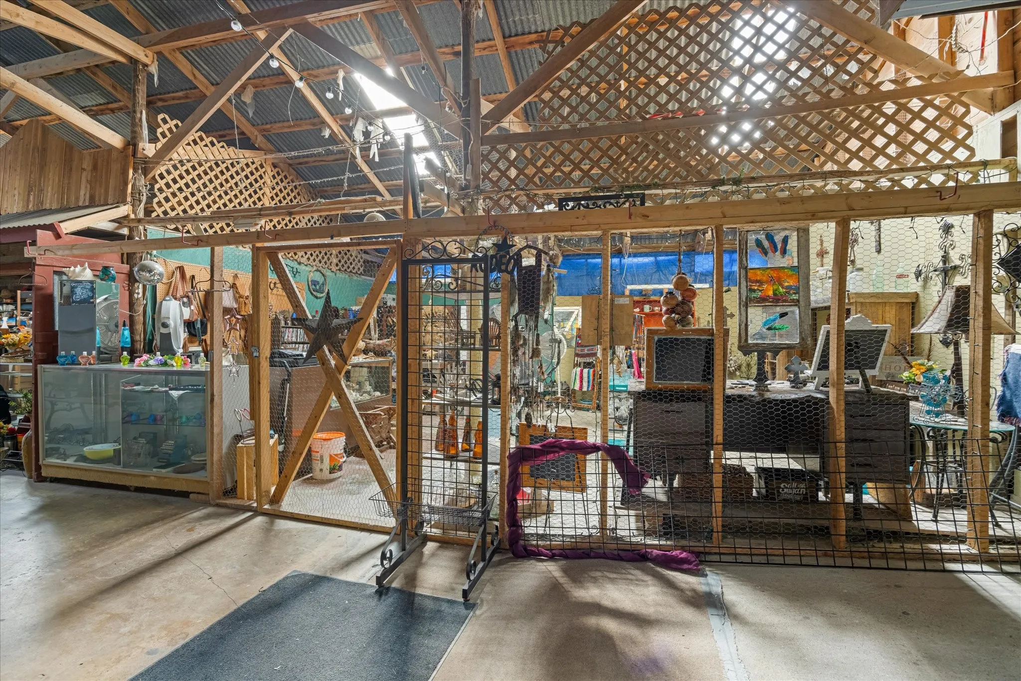 Interior of The Chicken House Antique Mall and Flea Market